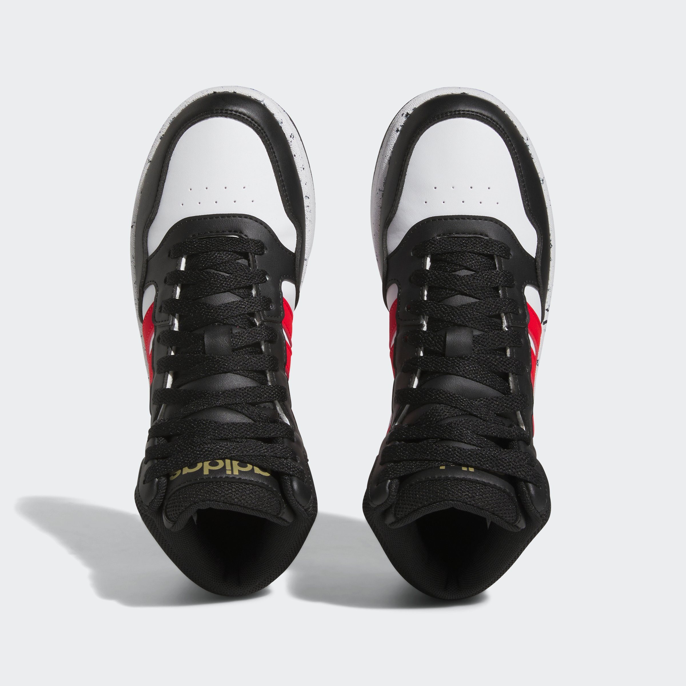 adidas Sportswear HOOPS MID Sneaker weiß-schwarz-rot
