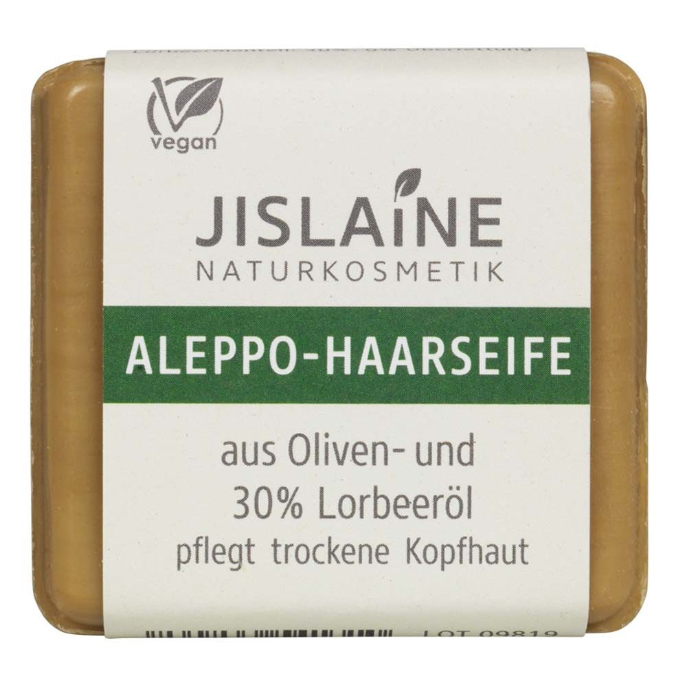 Jislaine Haarseife Aleppo-Haarseife - Oliven- und 30% Lorbeeröl 100g