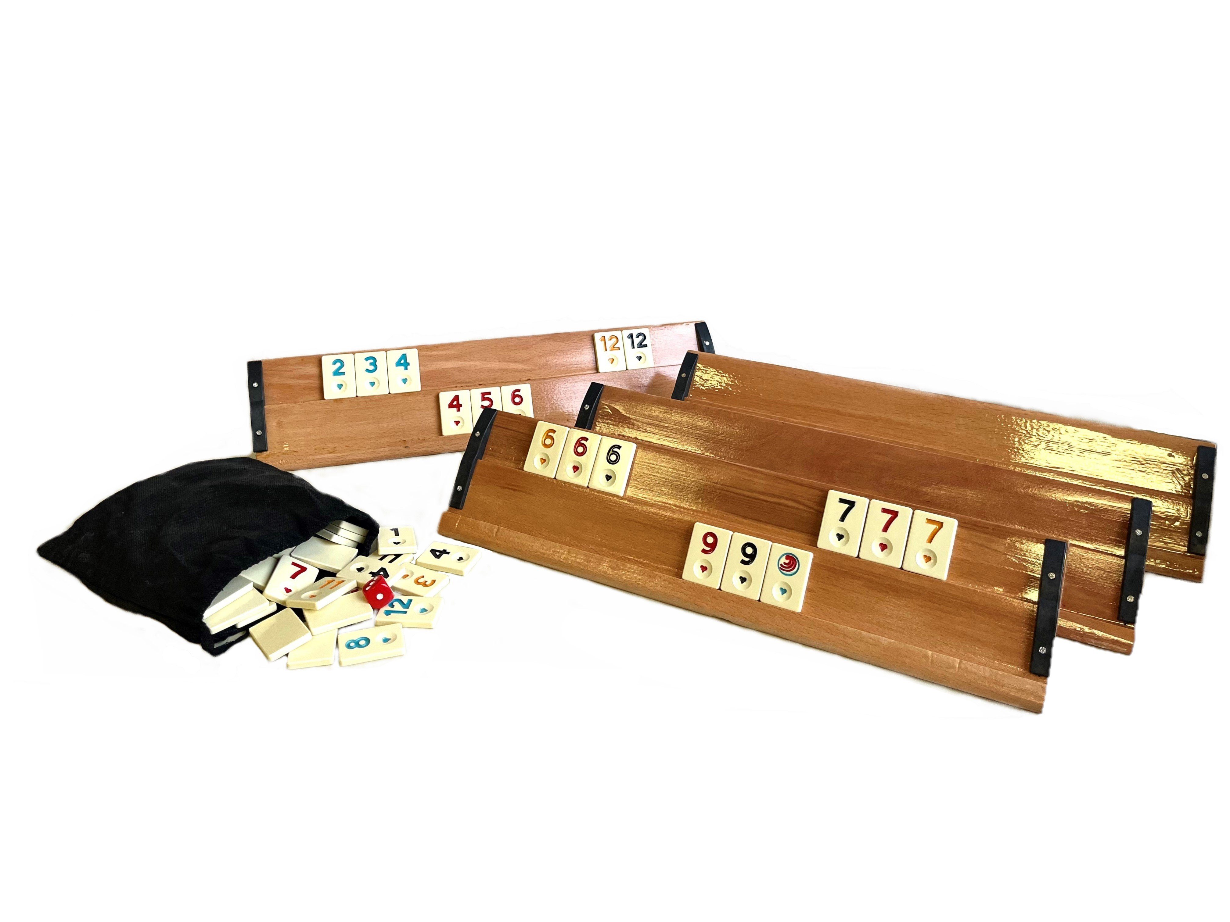 Uzman Spielesammlung, Okey Rummy mit Melamin Spielsteine Okey takimi