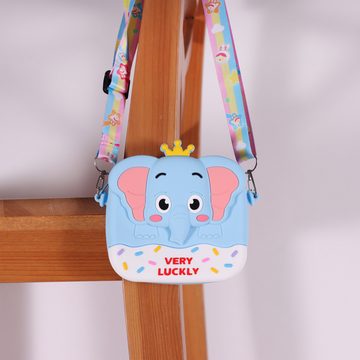 OGI MOGI TOYS Kindergartentasche Ogi Mogi Toys Silikon-Handtasche mit blauem Elefanten (1-tlg)