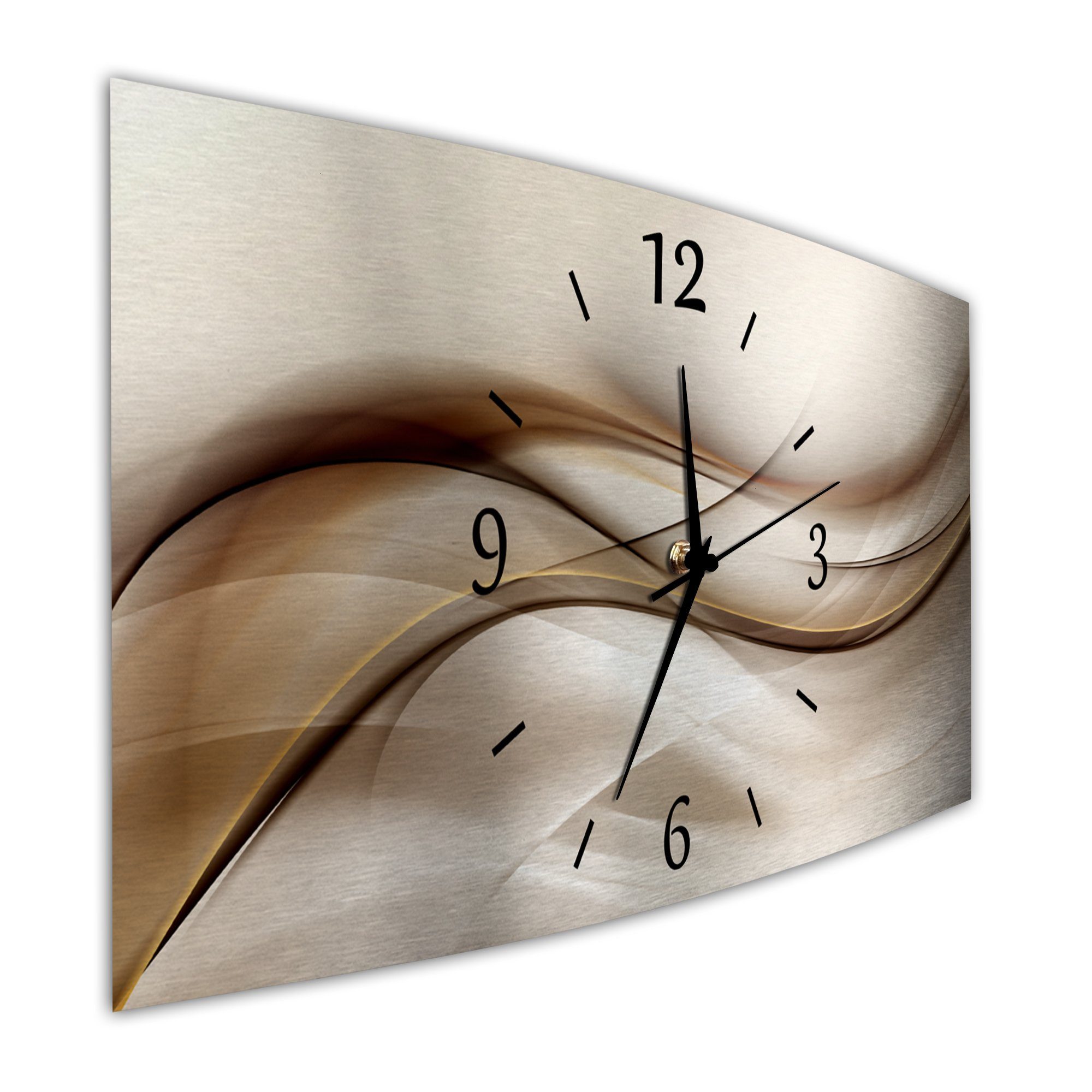 Bilder-Manufaktur Wanduhr MF1 BM Wanduhr Funk Funkuhr oder Quarzuhr lautlos geräuschlos (BM, Funkuhr oder Quarzuhr, kein Ticken, lautlos, geräuschlos, gross)