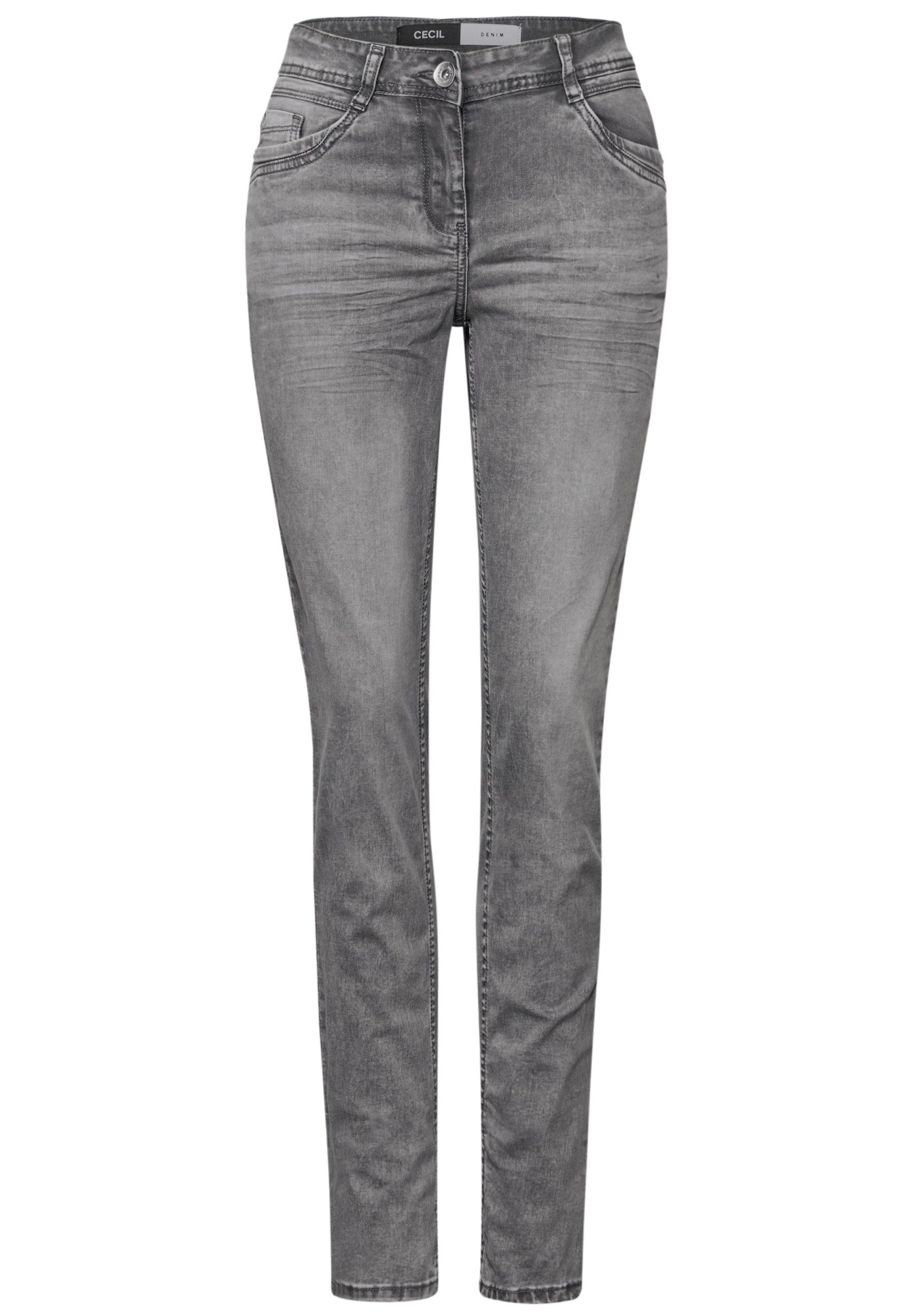 CECIL Stoffhose Style NOS Scarlett Grey Washed günstig online kaufen