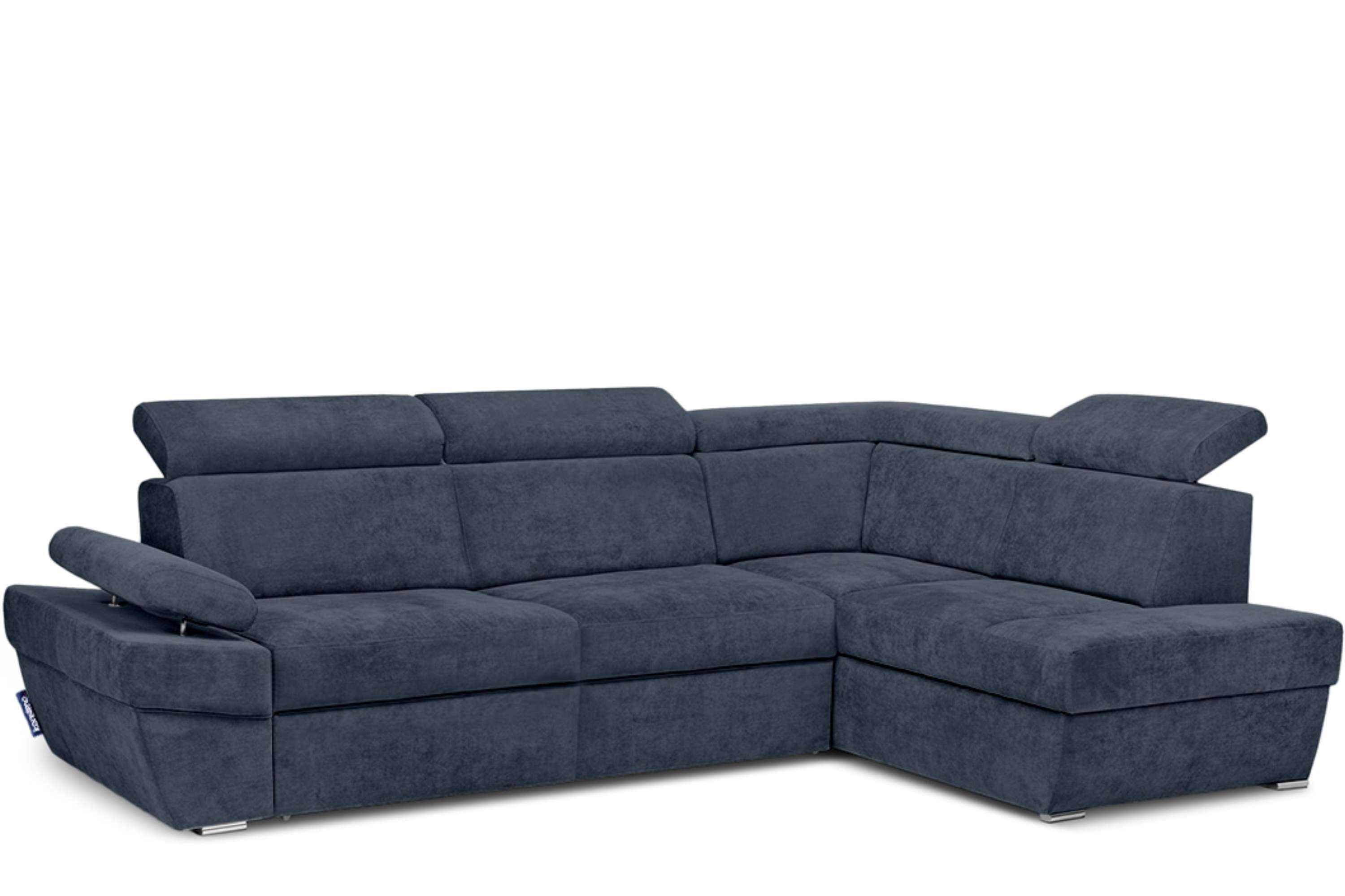 KONSIMO® Ecksofa RATLO Ecksofa, mit Bettfunktion und Bettkasten,verstellbare Armlehne/Kopfstütze