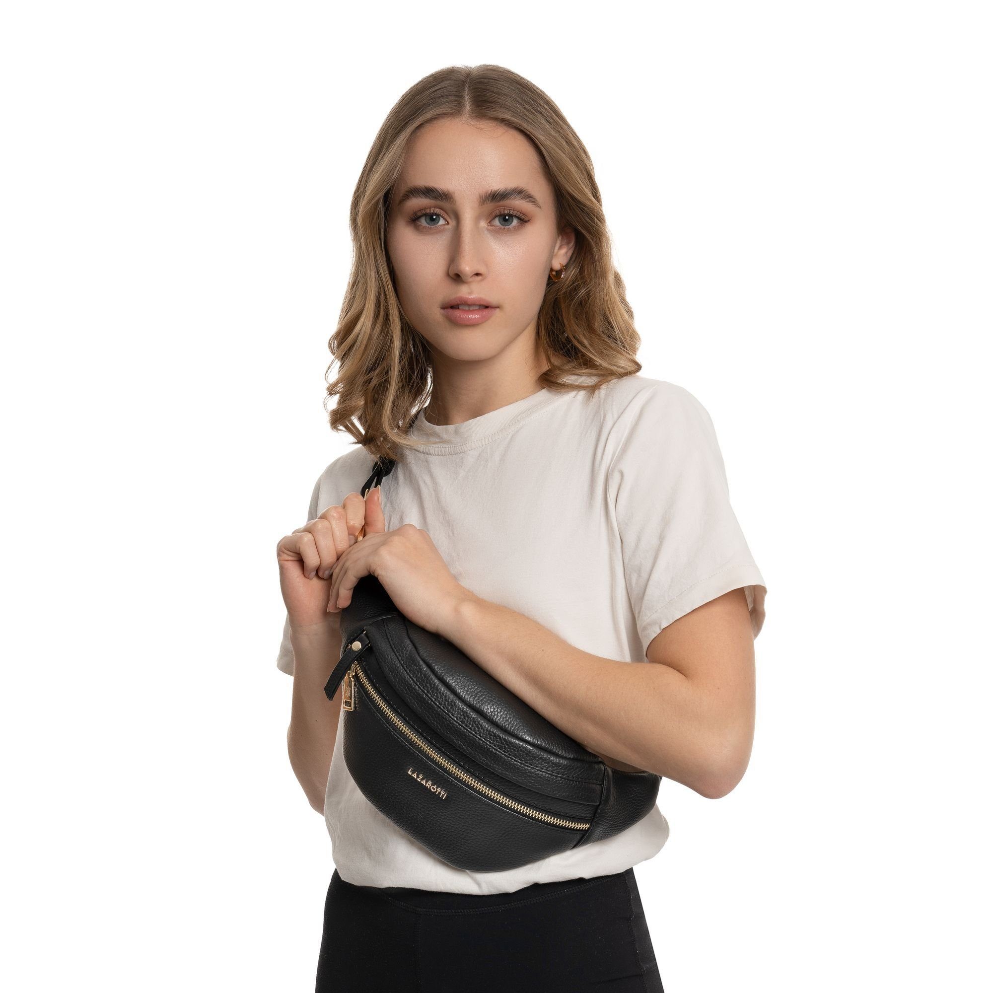 Lazarotti Gürteltasche Bologna Leather, Leder günstig online kaufen