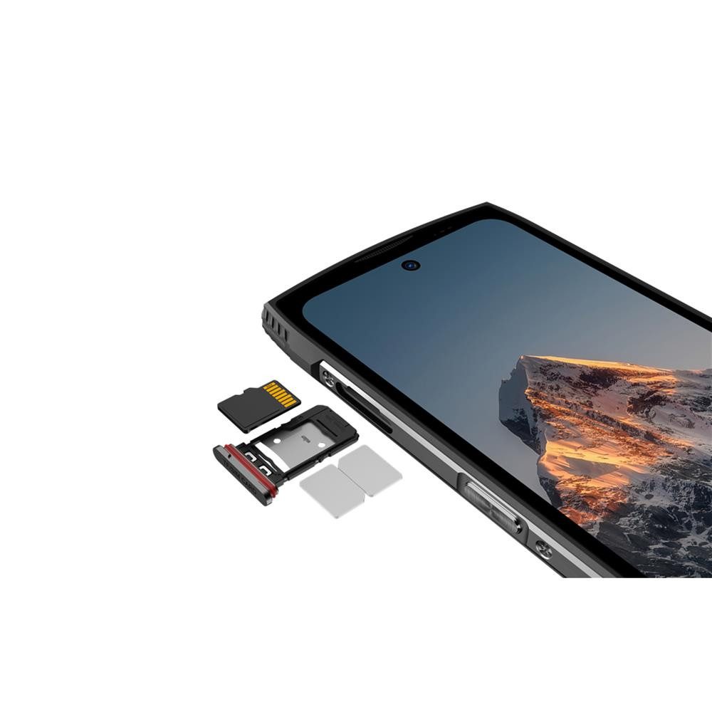 LAGENIO Panther 2 Outdoor Handy Kratzfest Wasserdicht Baustellenhandy OTG GPS Smartphone (16 MP Kamera, IP68, Fallschutz, GPS OTG, 12+128GB, Taschenlampe, Dual SIM, robust)