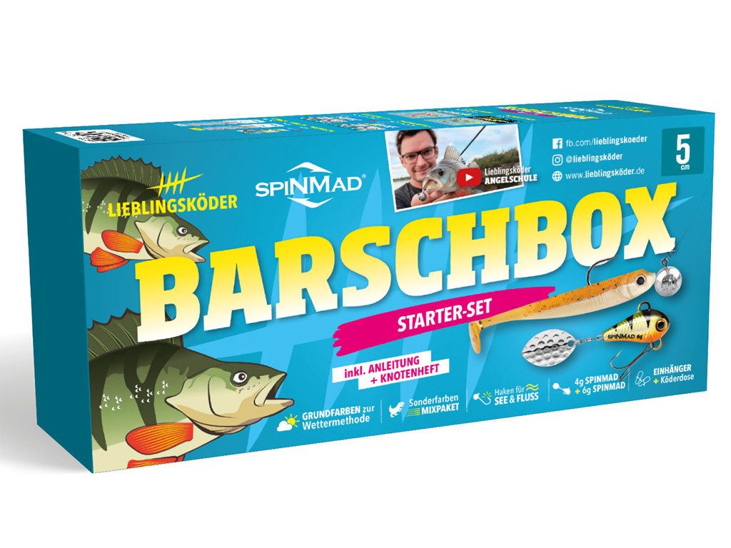 Lieblingsköder Kunstköder Lieblingsköder Zielfischboxen - Starter-Sets, (Barschbox, 1-St. Komplett-Set), Universell einsetzbar