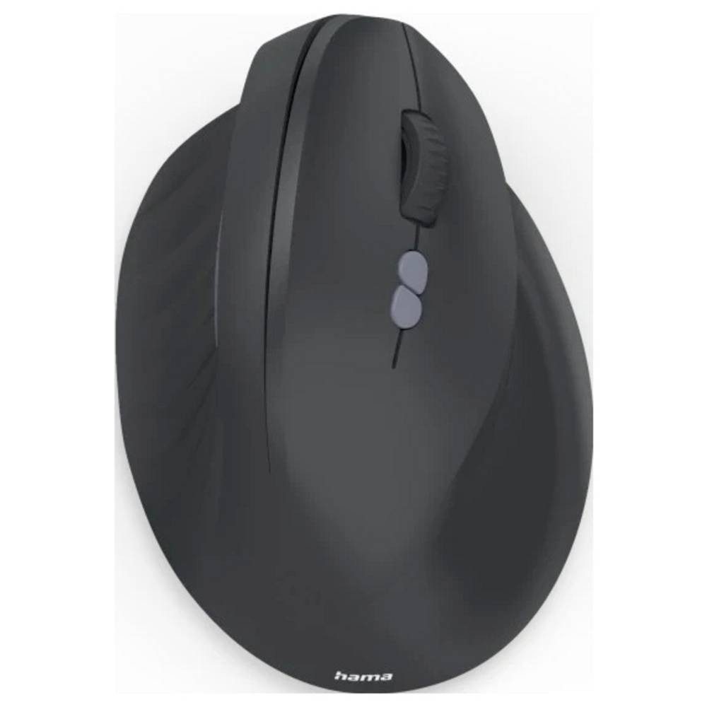 Hama EWM-500R Maus Kabellos Optisch Schwarz 7 Tasten 1800 dpi Ergonomisch Mäuse (Ergonomisch)