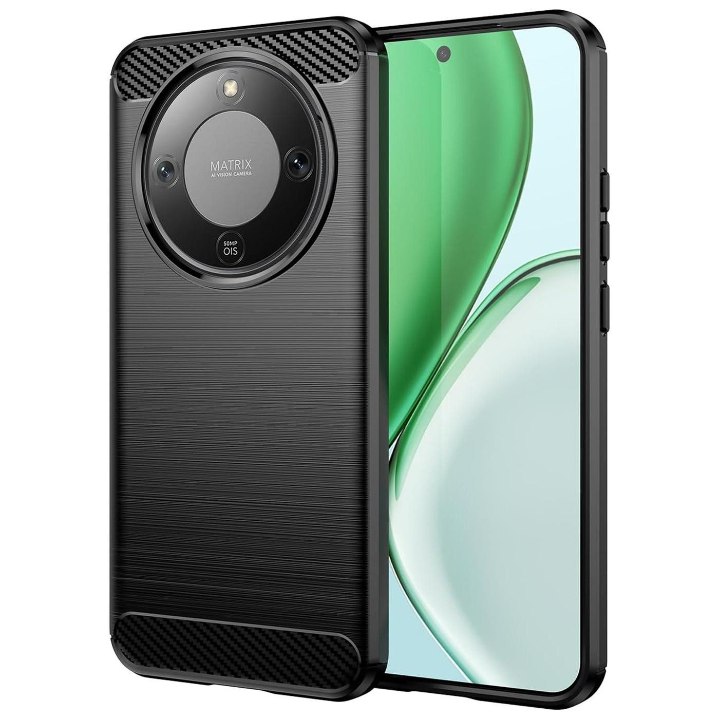 CoolGadget Handyhülle Carbon Handy Hülle für Honor Magic 8 Lite 6,79 Zoll, robuste Telefonhülle Case Schutzhülle für Honor Magic8 Lite Hülle