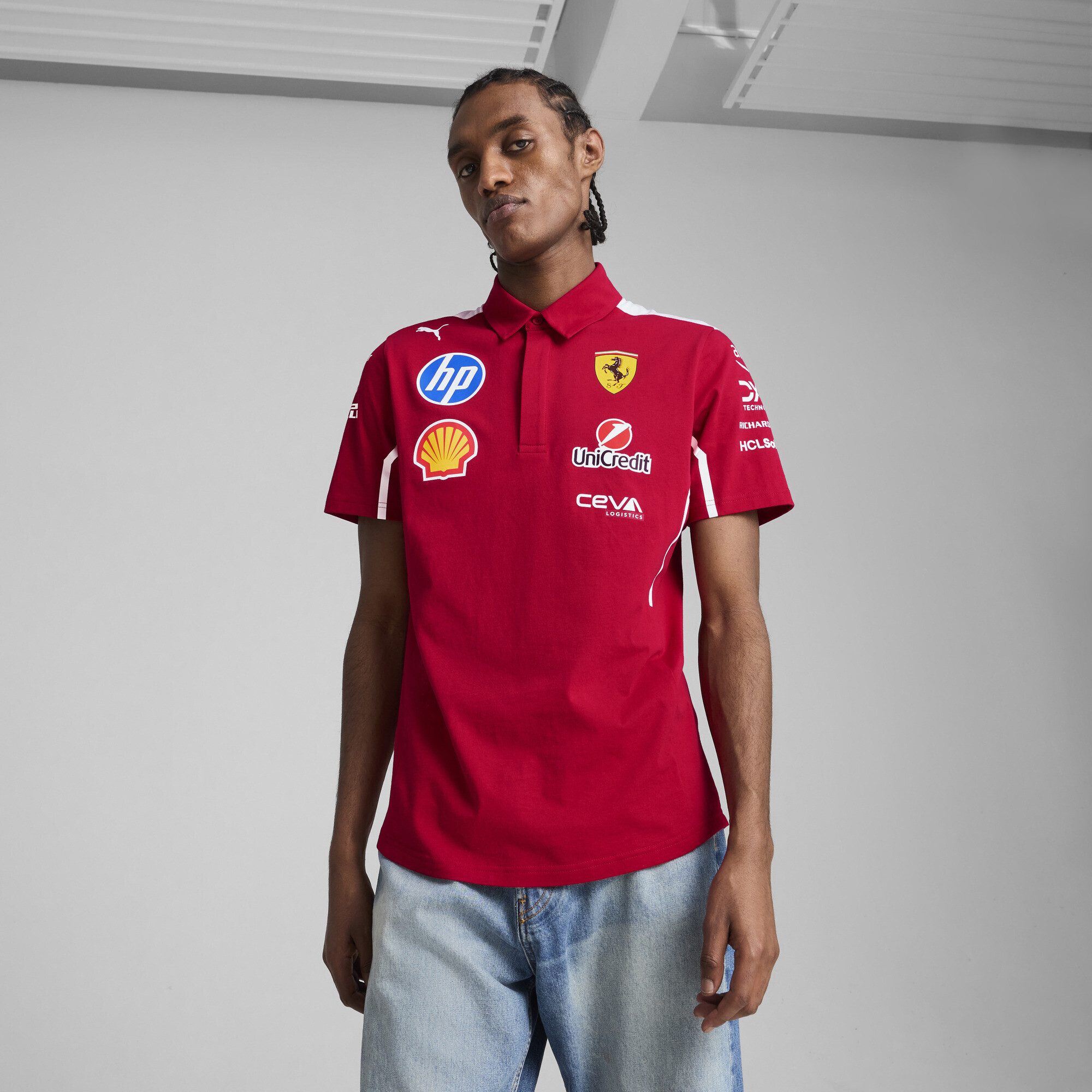 PUMA Poloshirt "Scuderia Ferrari HP 2025 Team Polo Herren" günstig online kaufen