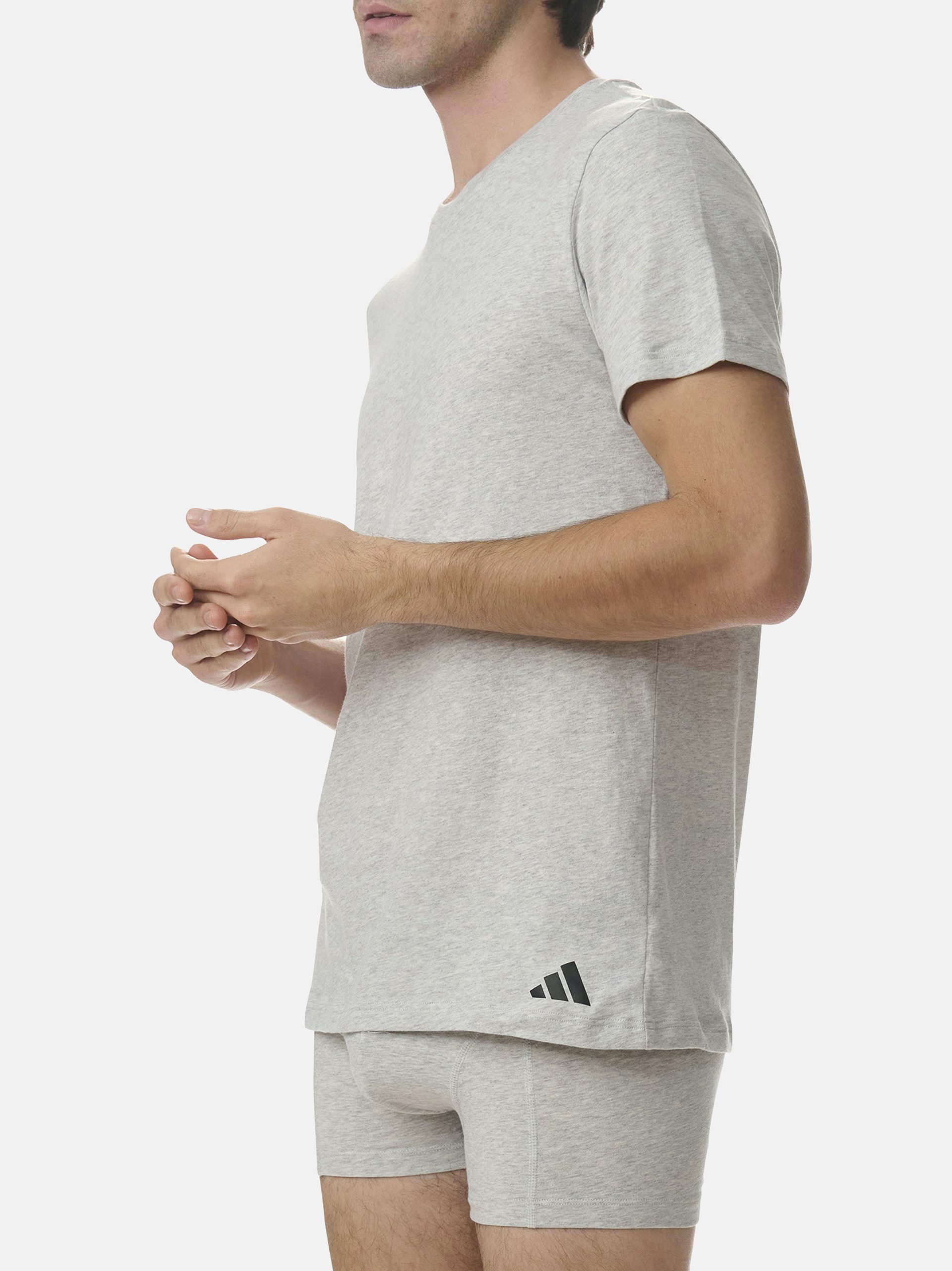adidas Sportswear T-Shirt Active Core Cotton (3-tlg) unterziehshirt unterhemd kurzarm – Bild 5 von 5