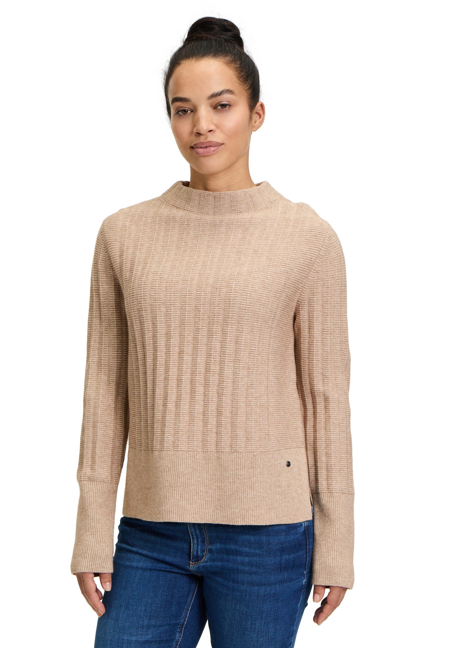 Betty&Co Strickpullover Strickpullover Kurz 1/1 Arm