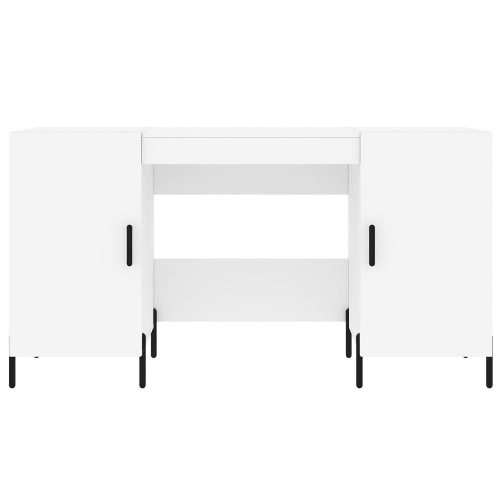 Weiß Weiß Weiß vidaXL Schreibtisch 140x50x75 Schreibtisch | cm Holzwerkstoff