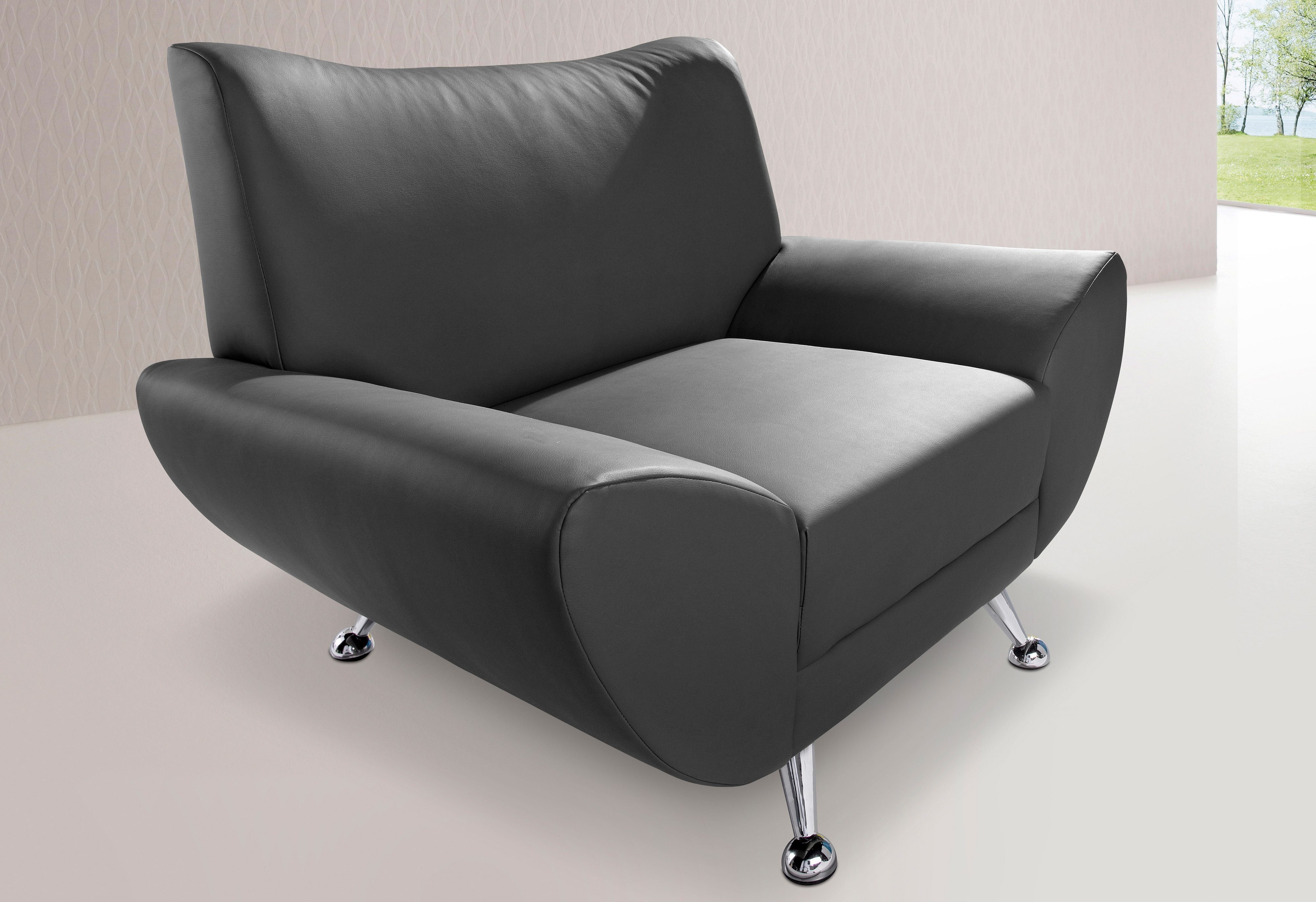 INOSIGN Sessel Saltare elegant und komfortabel, toller Designfuß günstig online kaufen