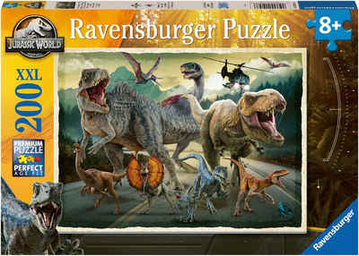 Ravensburger Puzzle Jurassic World, 200 Puzzleteile, Made in Germany, FSC® - schützt Wald - weltweit