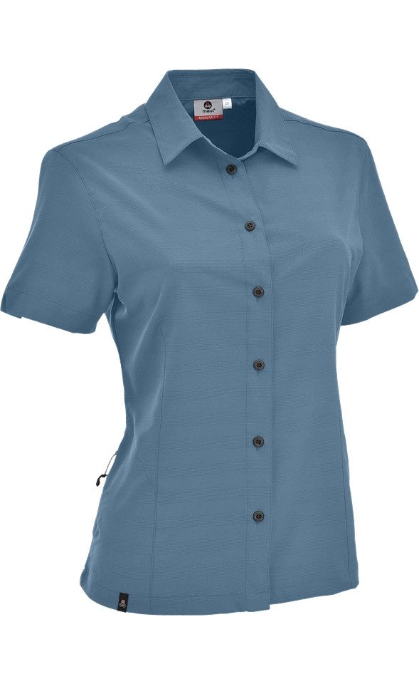 Hemdbluse Halserspitze fresh Bluse elastisch