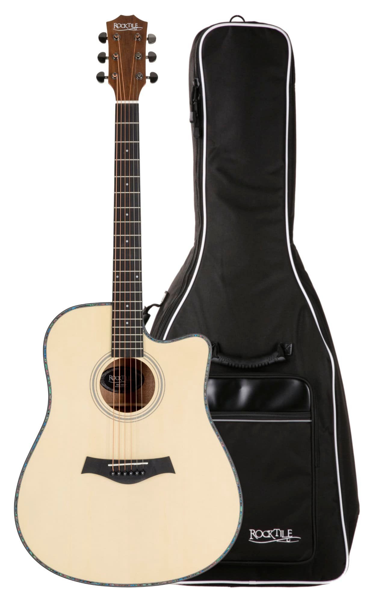 Westerngitarre WSD-100C NT Akustikgitarre Gigbag Set