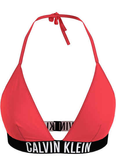 Calvin Klein Swimwear Triangel-Bikini-Top TRIANGLE-RP, mit Logobund