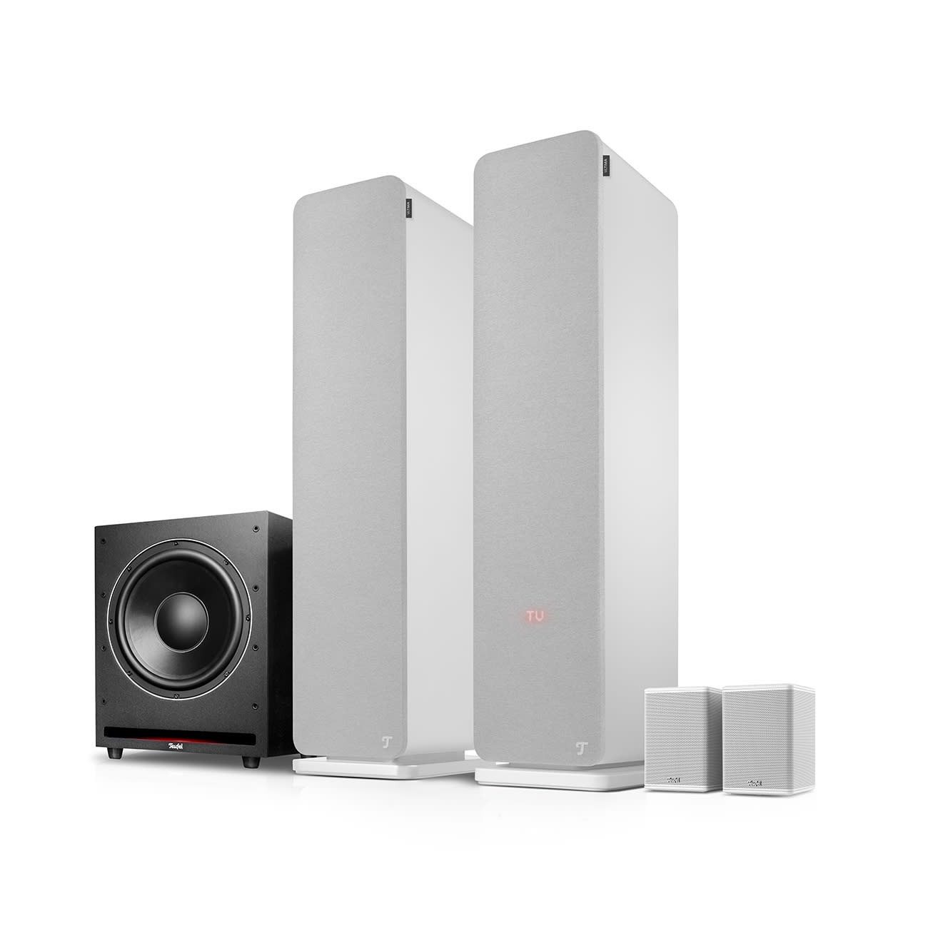 Teufel ULTIMA 40 AKTIV 3 Club Edition Surround "4.1-Set" Lautsprechersystem (Bluetooth, 520 W, HDMI ARC / CEC, Equalizer, Dolby Digital, Dolby Pro Logic, Dynamore)