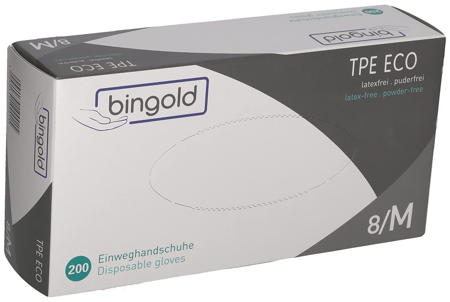 Bingold Einweghandschuhe Bingold - transparent - - TPE Einweghandschuhe ECO