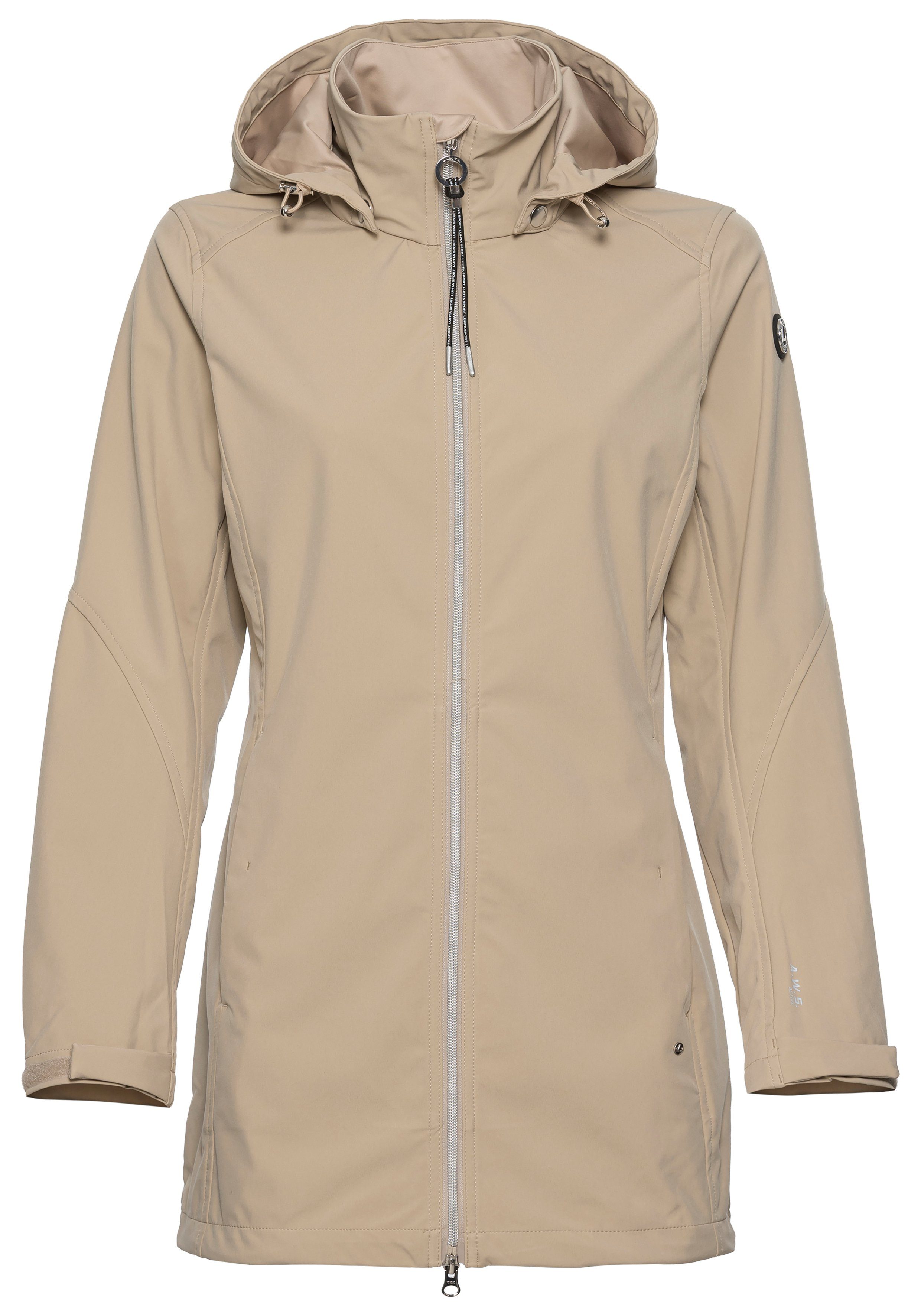 EQUESTRIAN QUEEN Damen Reitjacke Softshell - Hoher Kragen