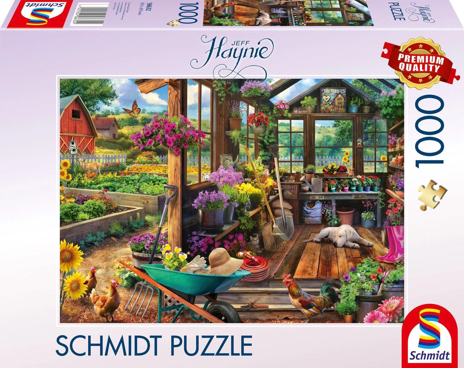 Schmidt Spiele Puzzle Gartenhaus, 1000 Puzzleteile günstig online kaufen