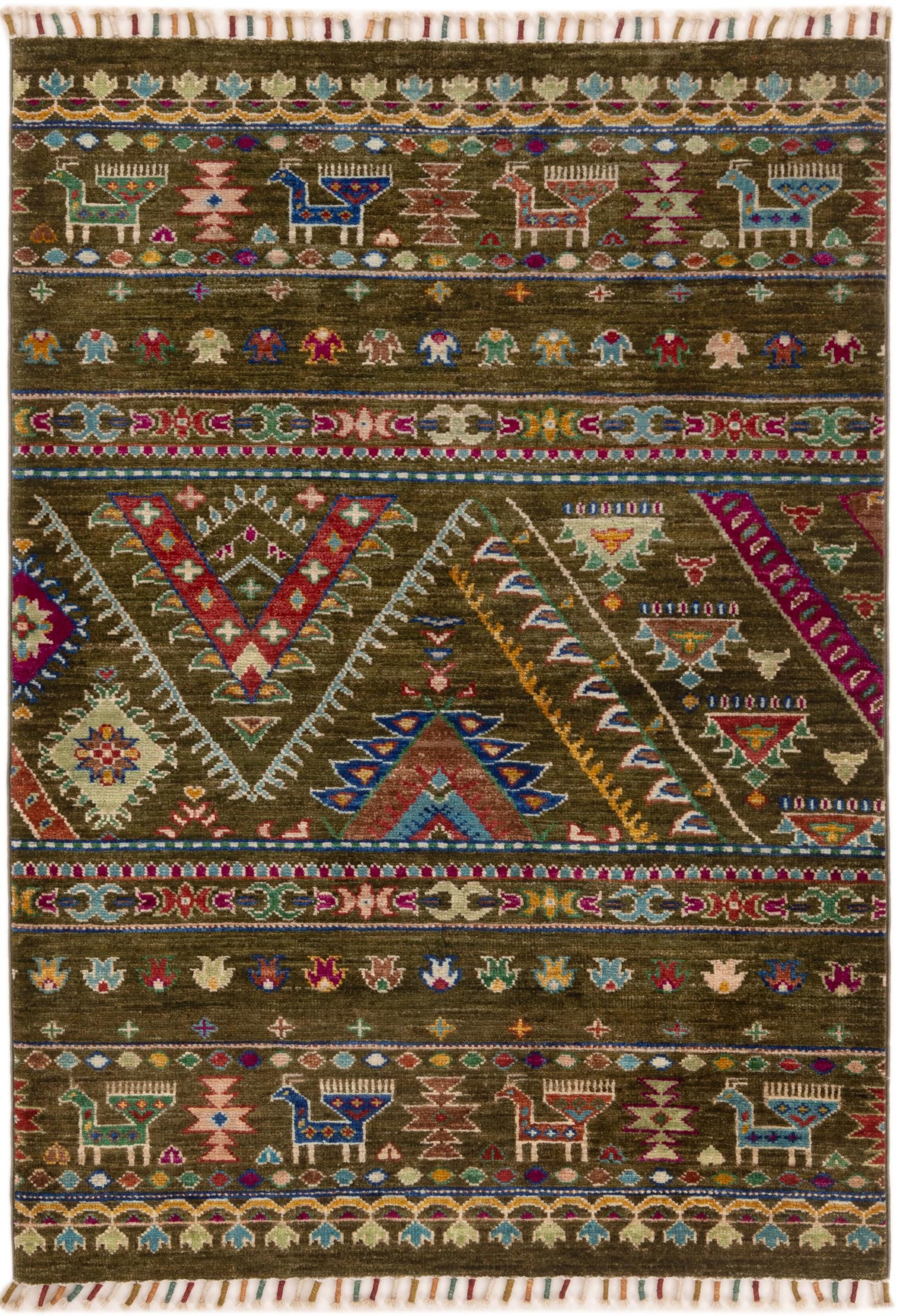 Orientteppich Arijana Shaal 85x121 Handgeknüpfter Orientteppich