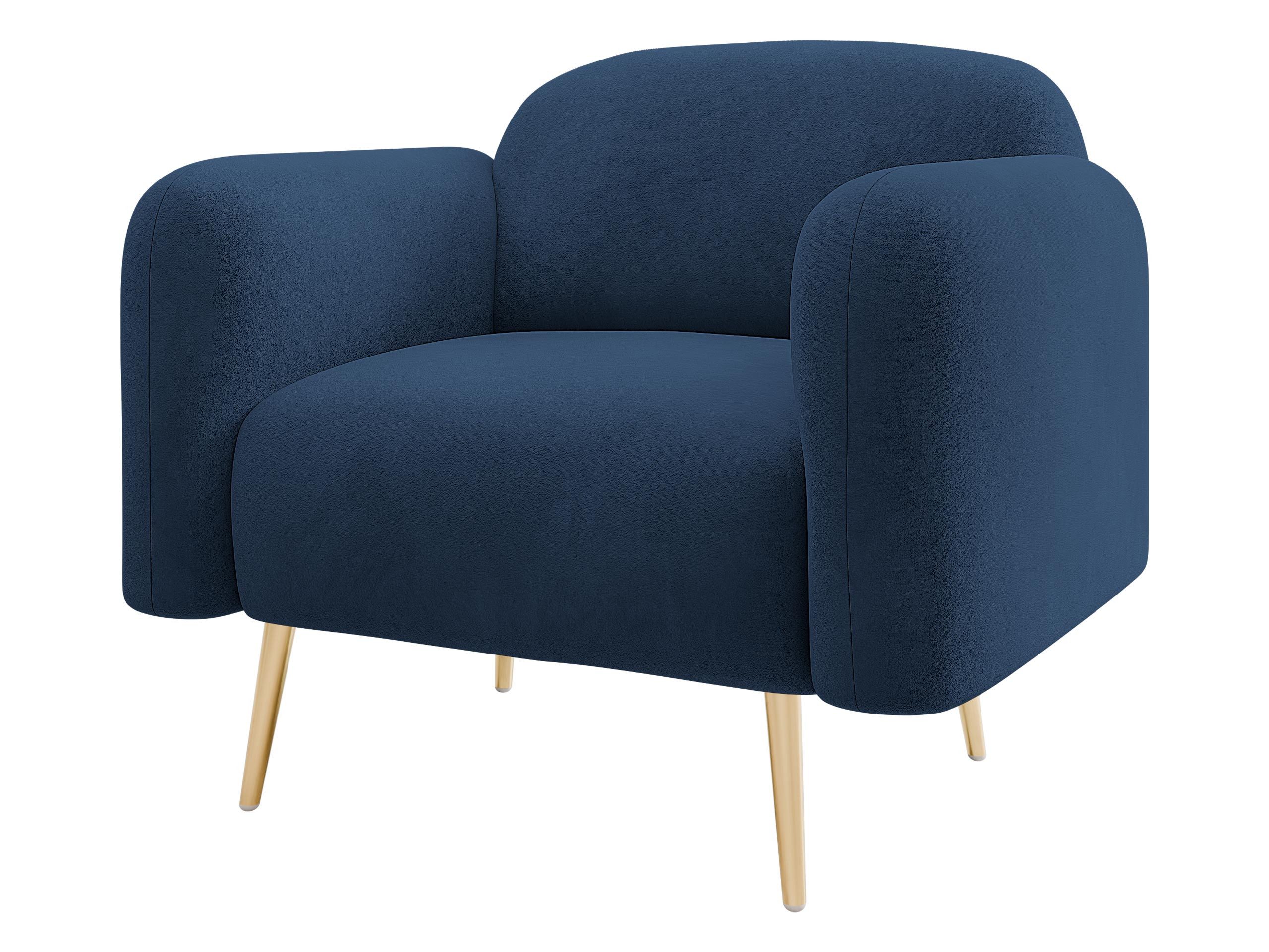 MIRJAN24 Sessel Nami 1, Metallfüße in der Farbe Gold