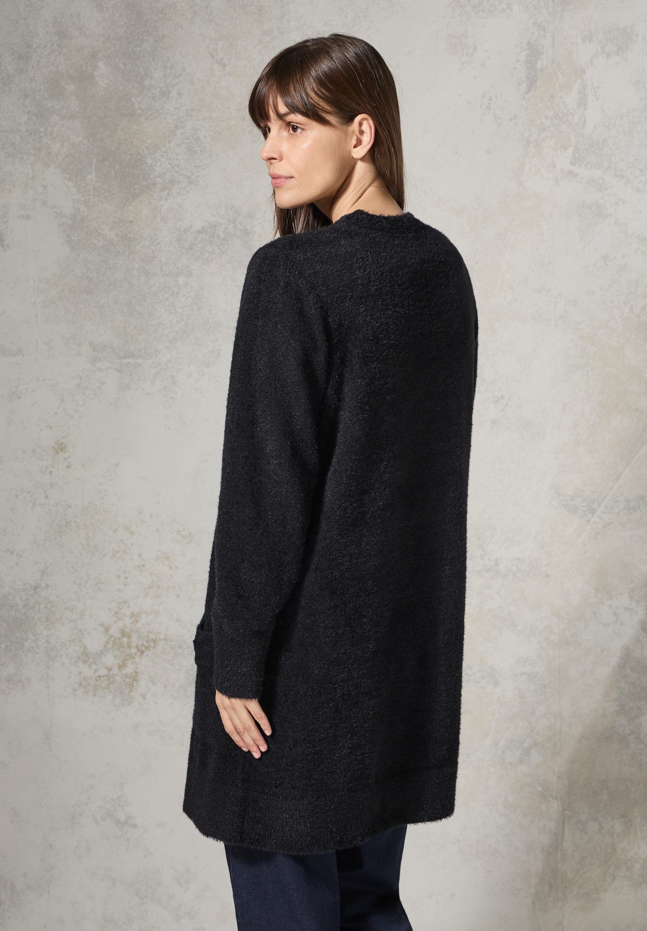 CECIL Longstrickjacke mit aufgenähten Taschen