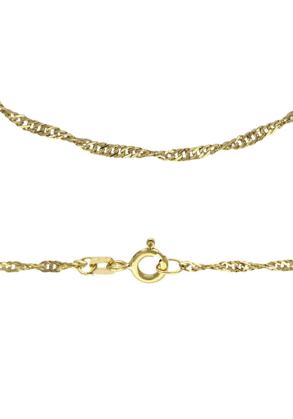 Firetti Collierkettchen Schmuck Geschenk Gold 333 od 585 Singapurkettengl. in mehreren Breiten, Made in Germany