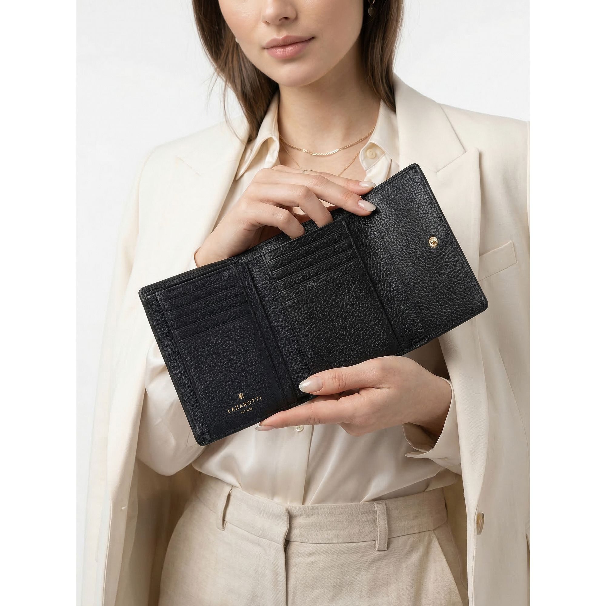 Lazarotti Geldbörse Bologna Leather, Leder
