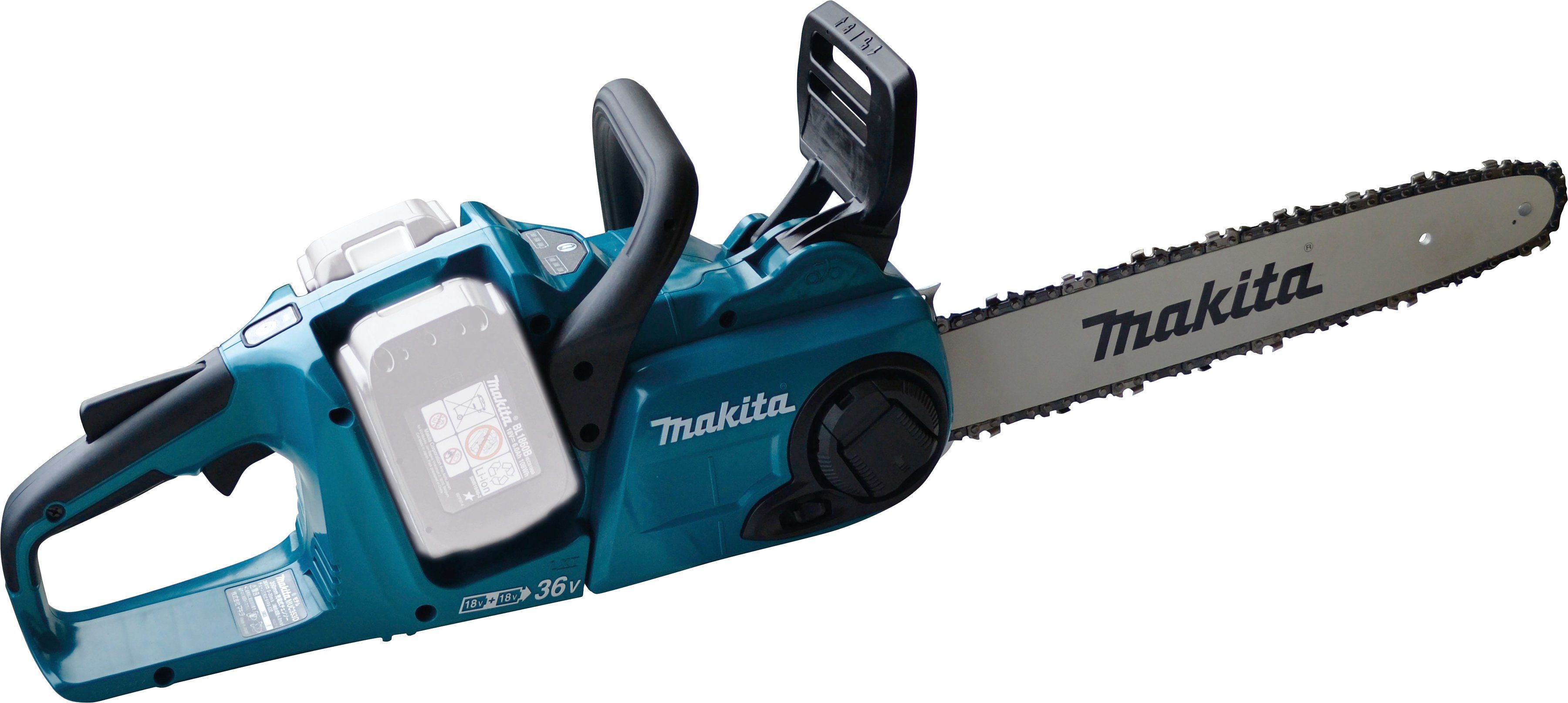 Makita Akku-Kettensäge DUC353Z, 35 cm Schwertlänge, 2x18, 20 m/s, ohne Akku günstig online kaufen