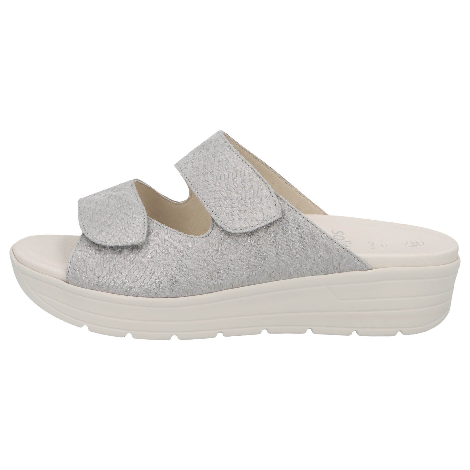 SOLIDUS Solidus Erwachsene Solidus Greta Pantolette Leder Klettschuh