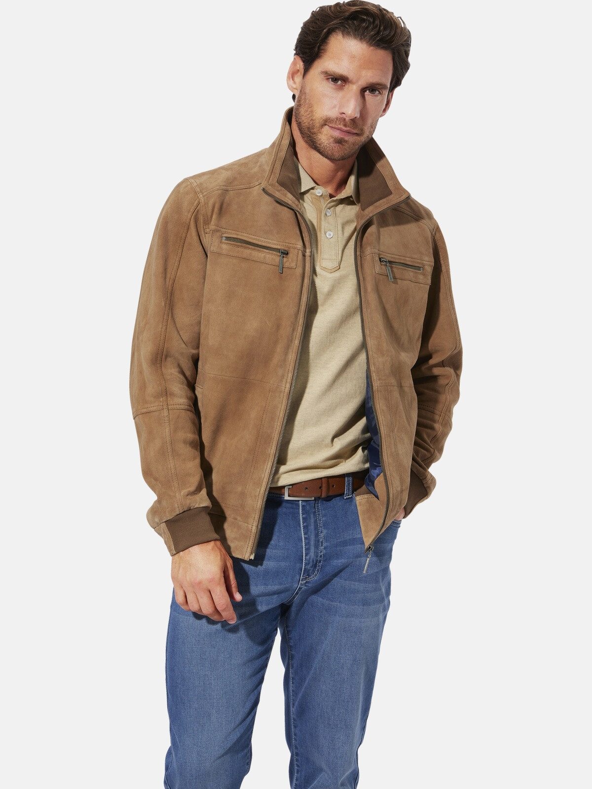 Babista Lederjacke SARMAR mit praktischen Innentaschen günstig online kaufen