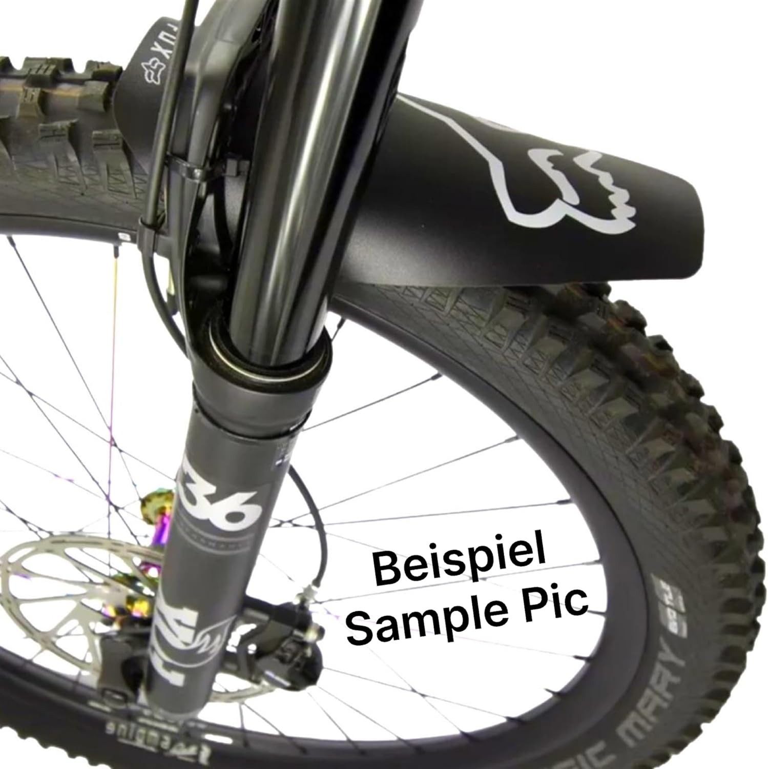 Fox Racing Schutzblech Fox Mud Guard Fahrrad Schutzblech Gabel Fender – Bild 4 von 5