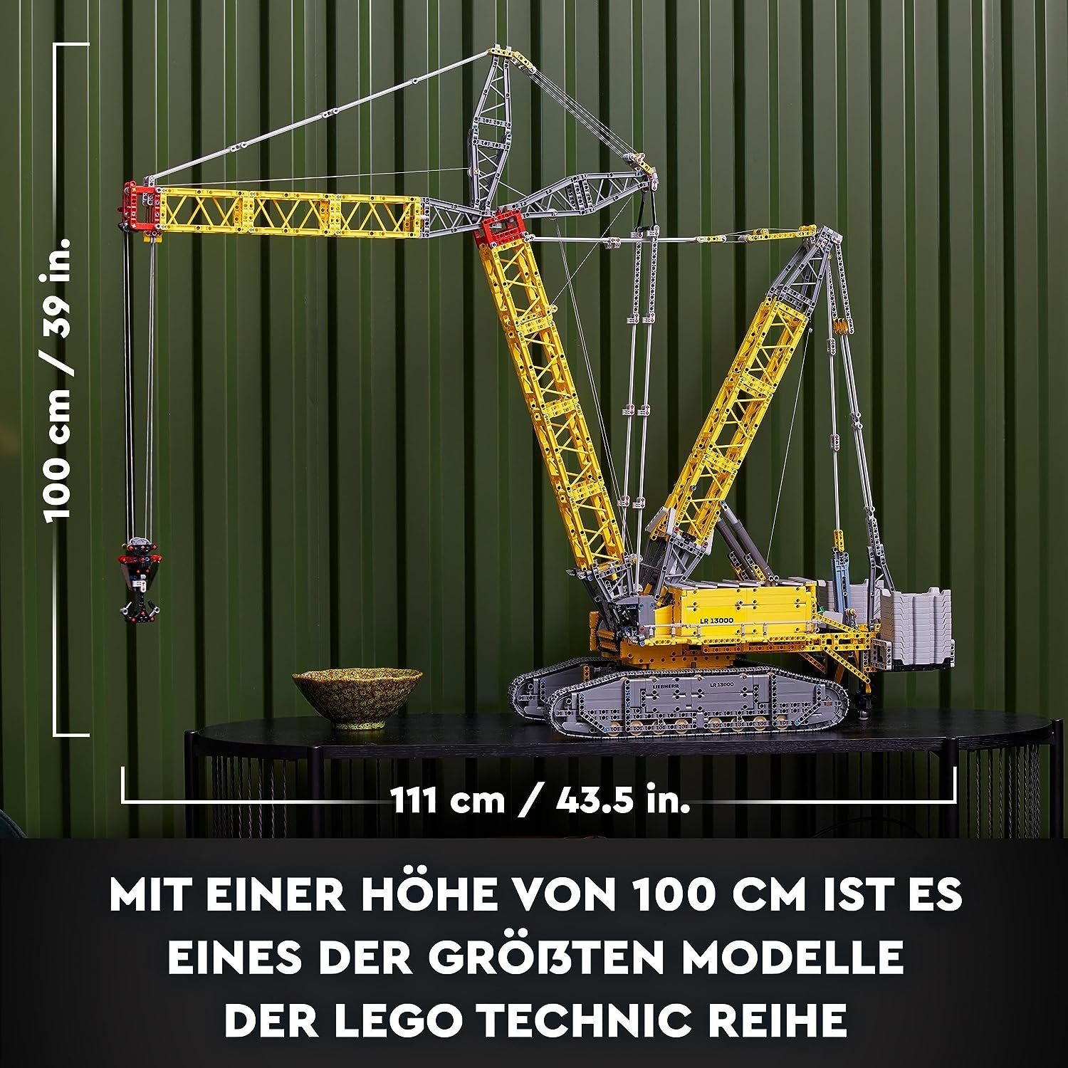LEGO® Technic 42146 Liebherr LR 13000 Raupenkran 42146 Spielbausteine, (2883 St) – Bild 5 von 5