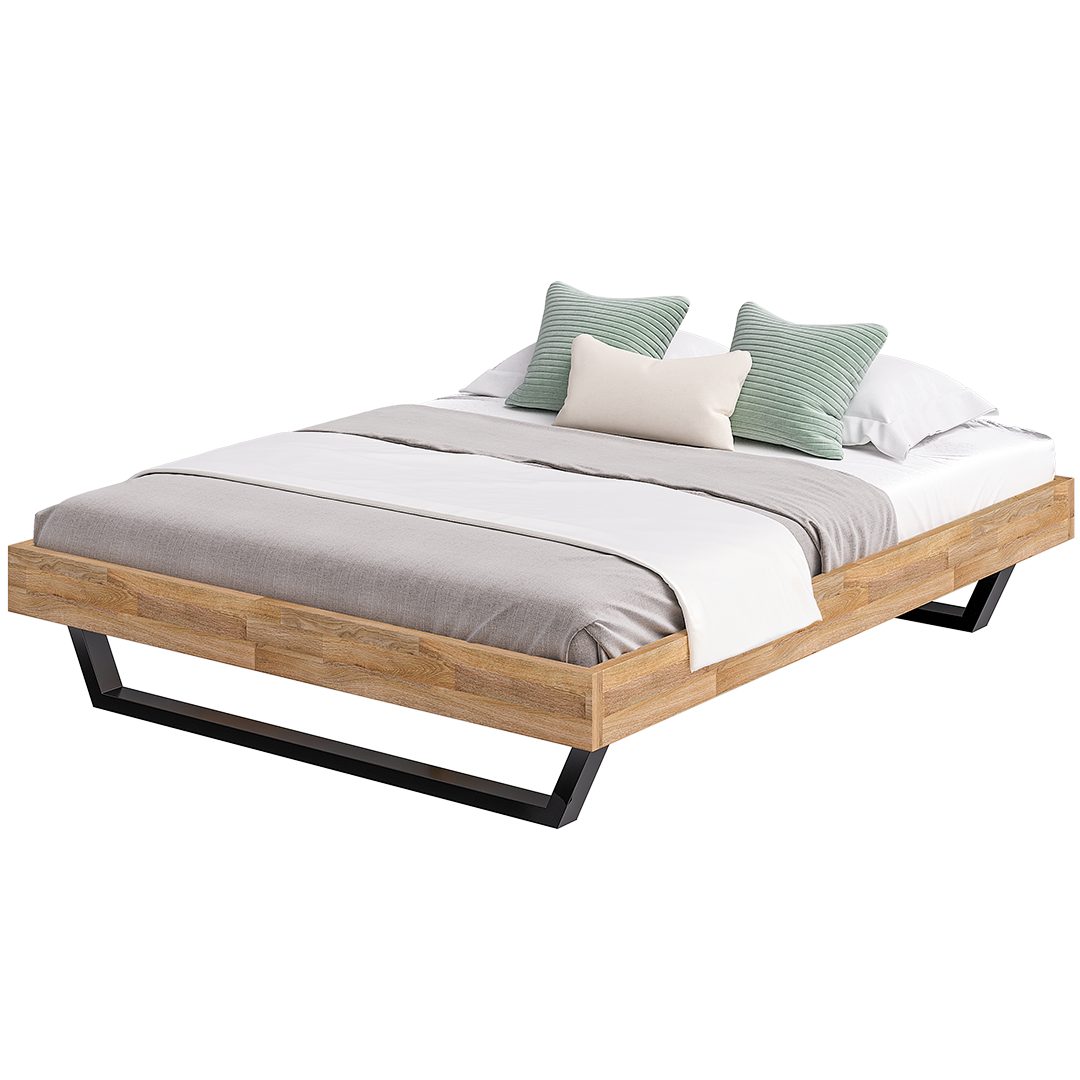 skølm Massivholzbett Alver, natur geölt mit günstig online kaufen