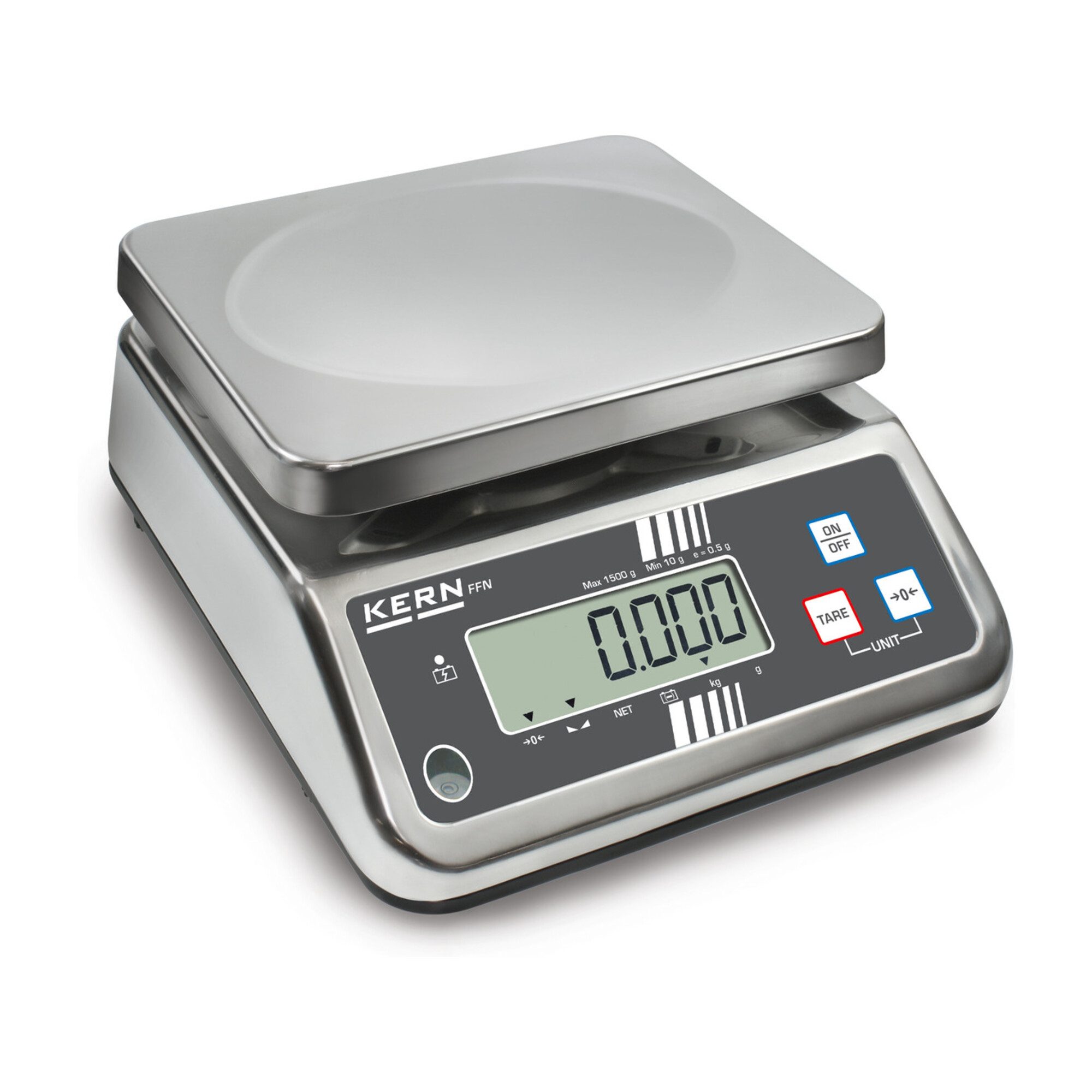 Kern & Sohn Präzisionswaage KERN Tischwaage FFN 6K1IPN