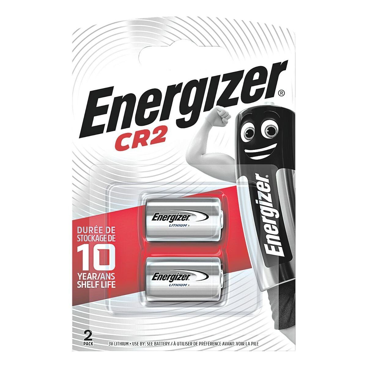 Energizer Spezial Lithium Foto Fotobatterie, (6 V, 2 St), CR2 / CR15H270, 6 V, Lithium
