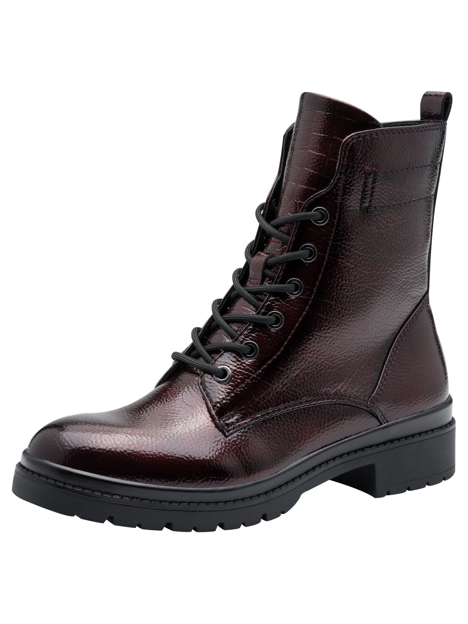 Tamaris Removable Sock, rem.sock/TOUCHI mit Absatz Schnürstiefelette Removable Sock