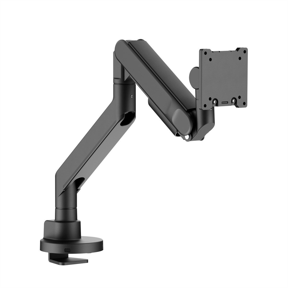 ROLINE Monitor-Halterung LCD-Monitorhalterung mit Gasfeder, Tischmontage, (bis 57 Zoll, 24-57 Zoll, bis 27 kg)