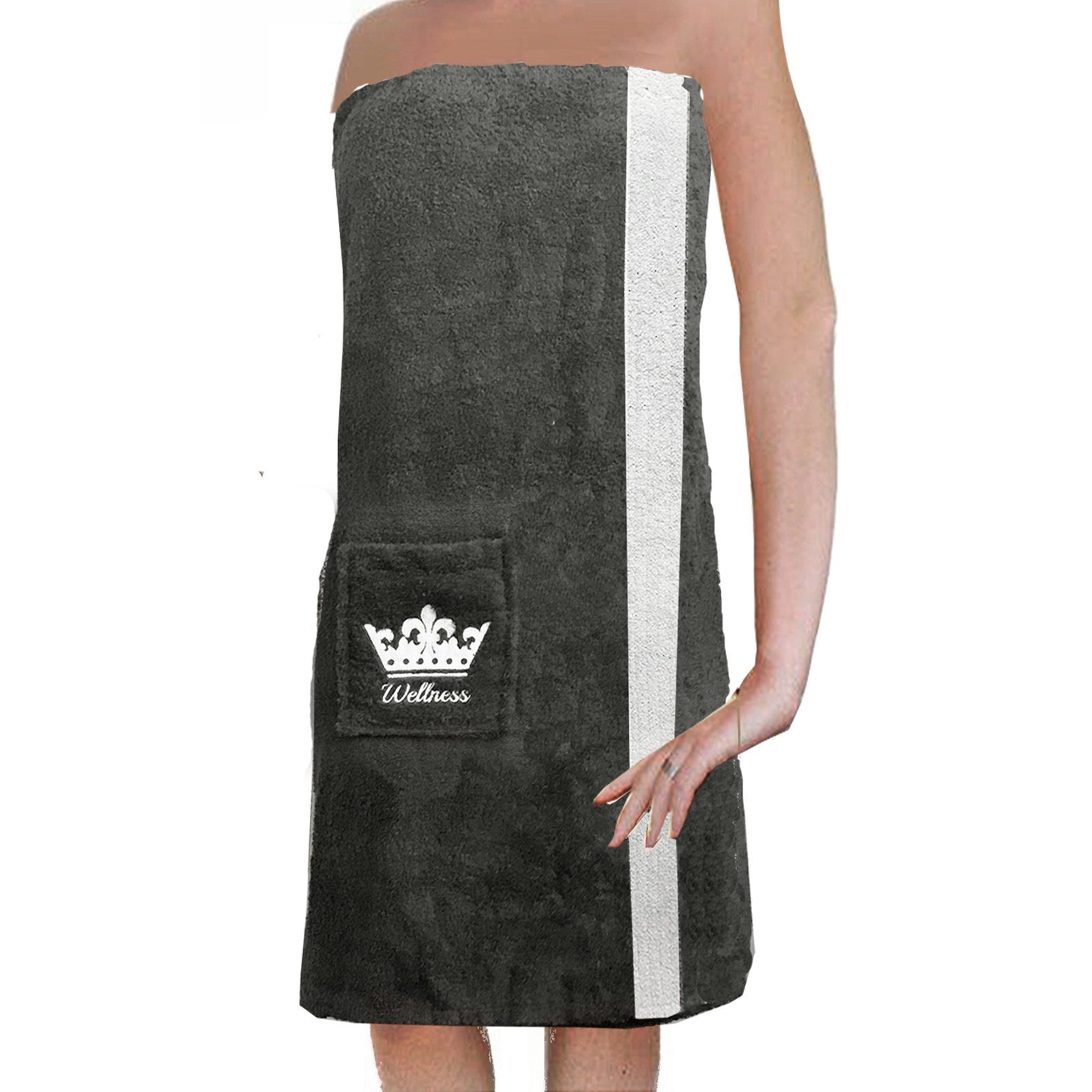 JEMIDI Duschtuch Saunakilt Damen M-XXL, Baumwolle günstig online kaufen