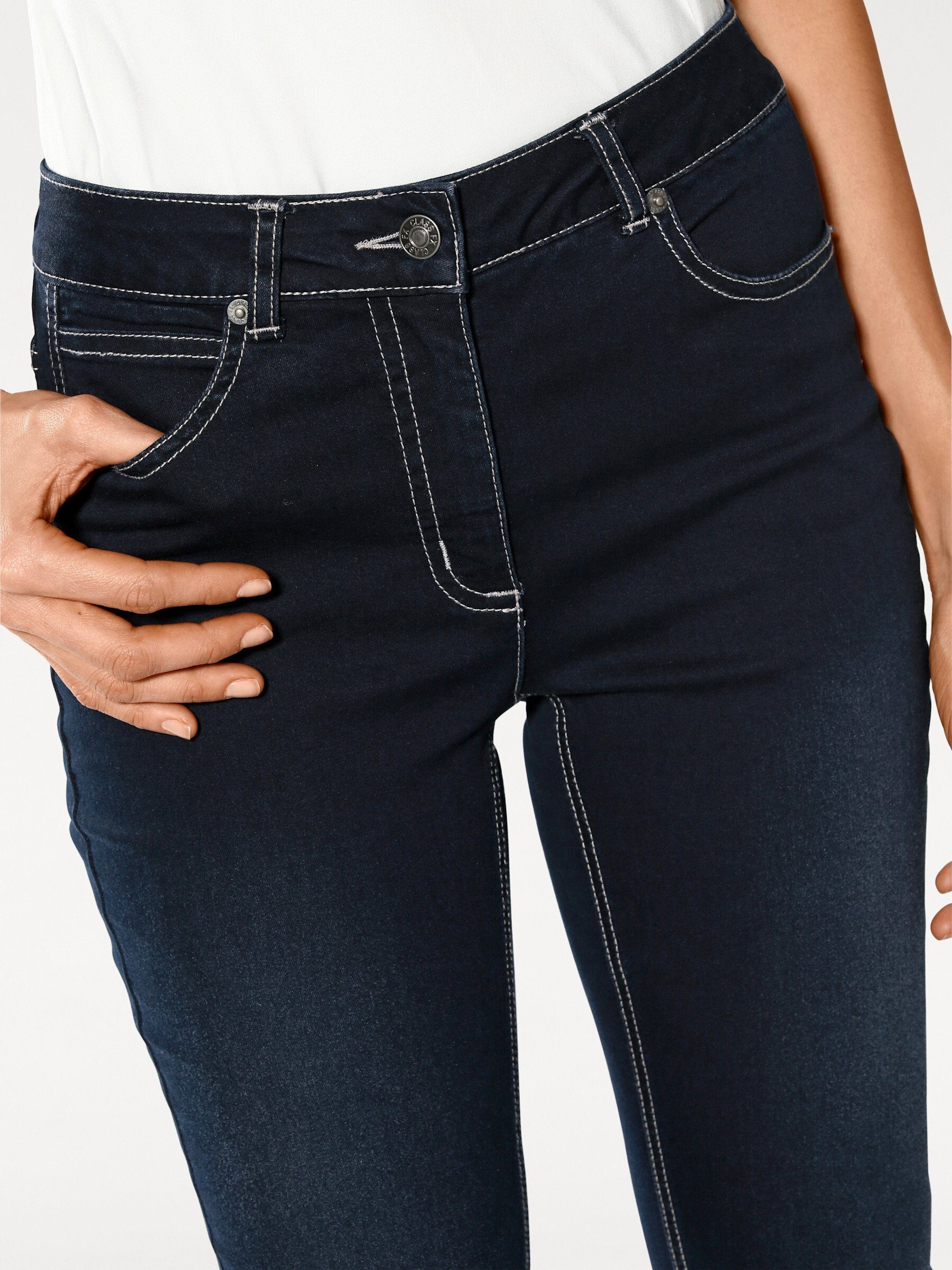 heine Bequeme Jeans Bauchweg-Jeans normal