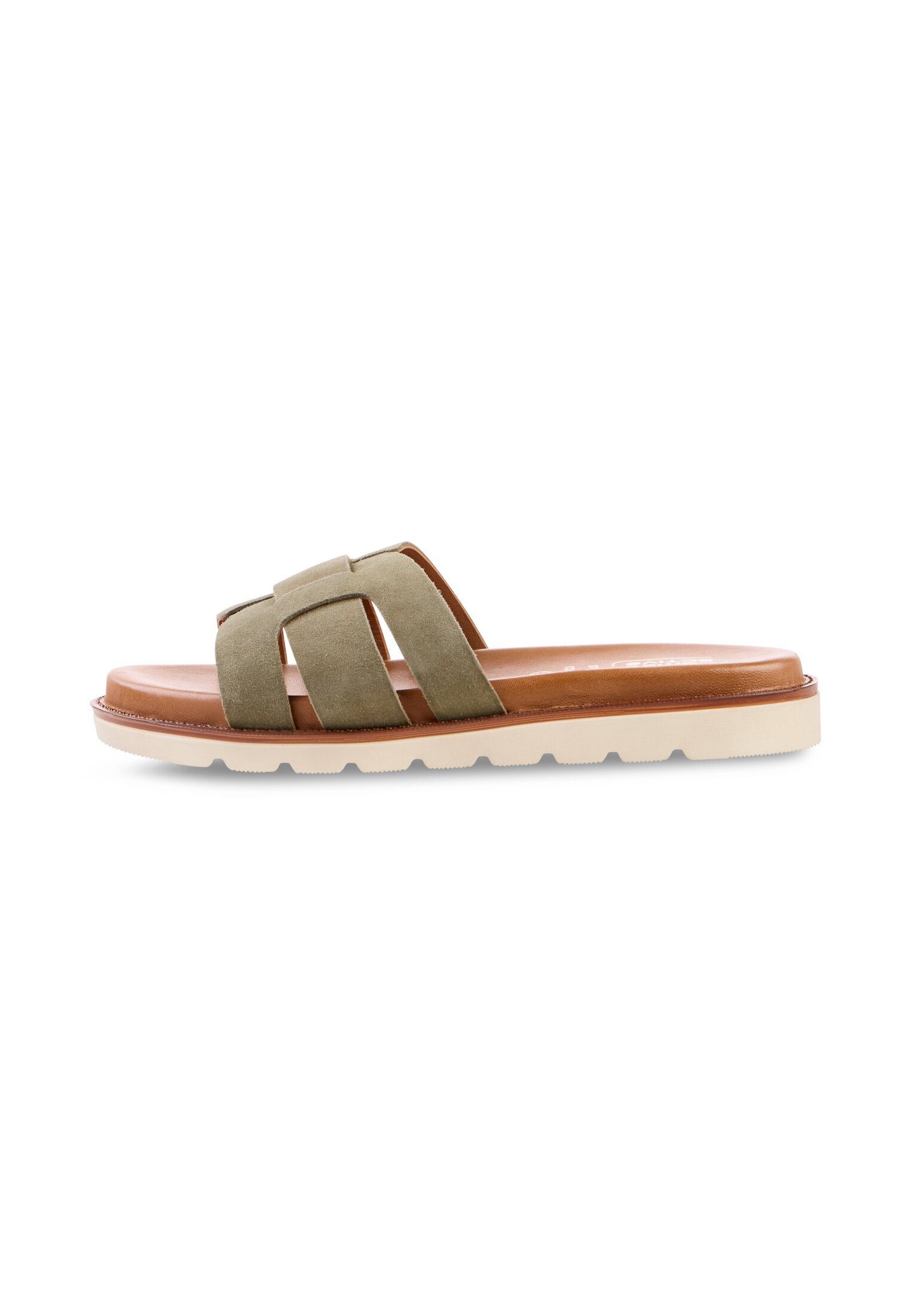 camel active mit gepolstertem Lederfußbett Pantolette