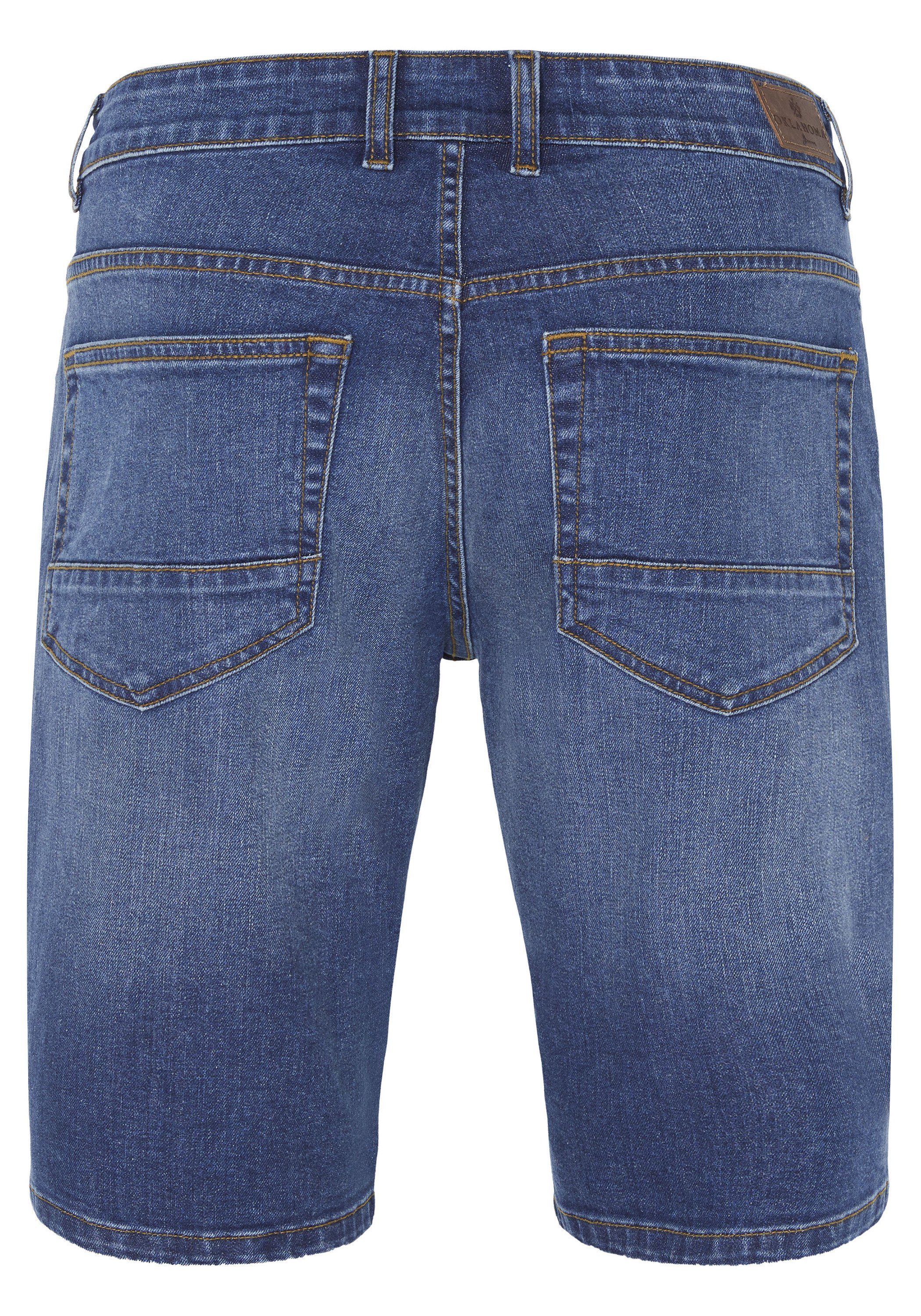 light 5-Pocket-Style im Jeans Oklahoma Bermudas stone