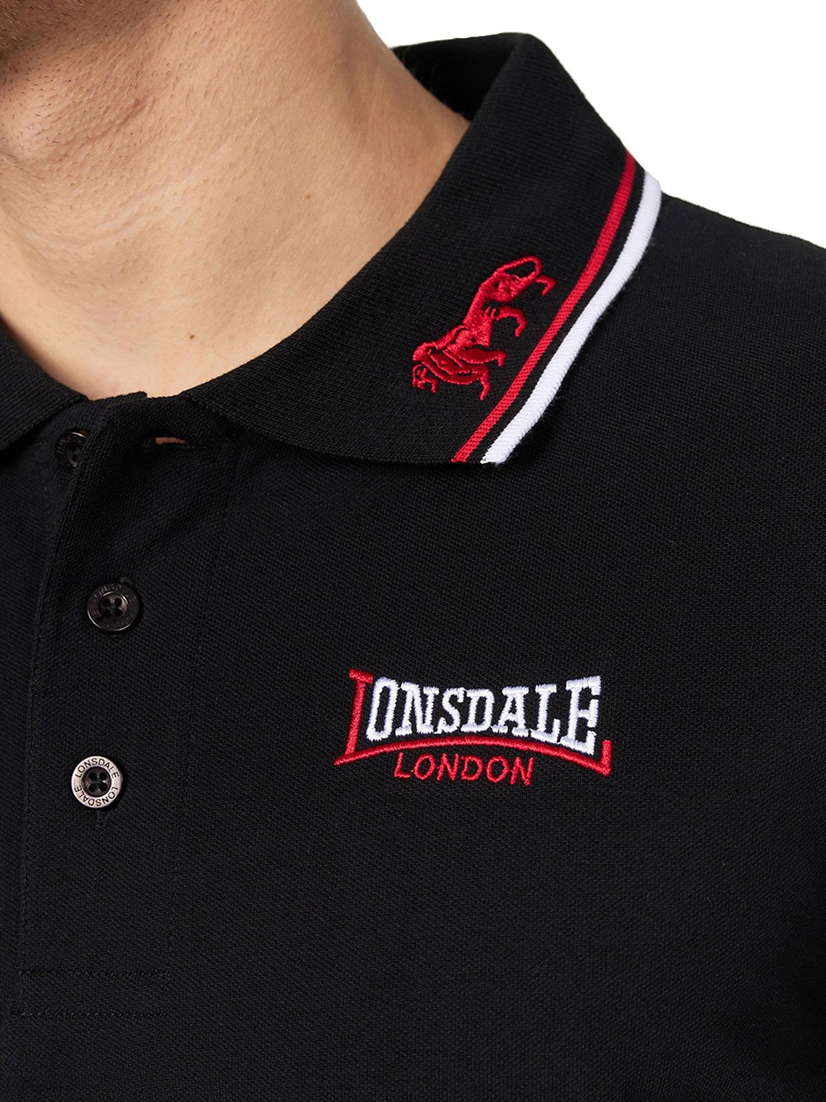 Lonsdale Poloshirt Lion (kein Set) aus Baumwolle