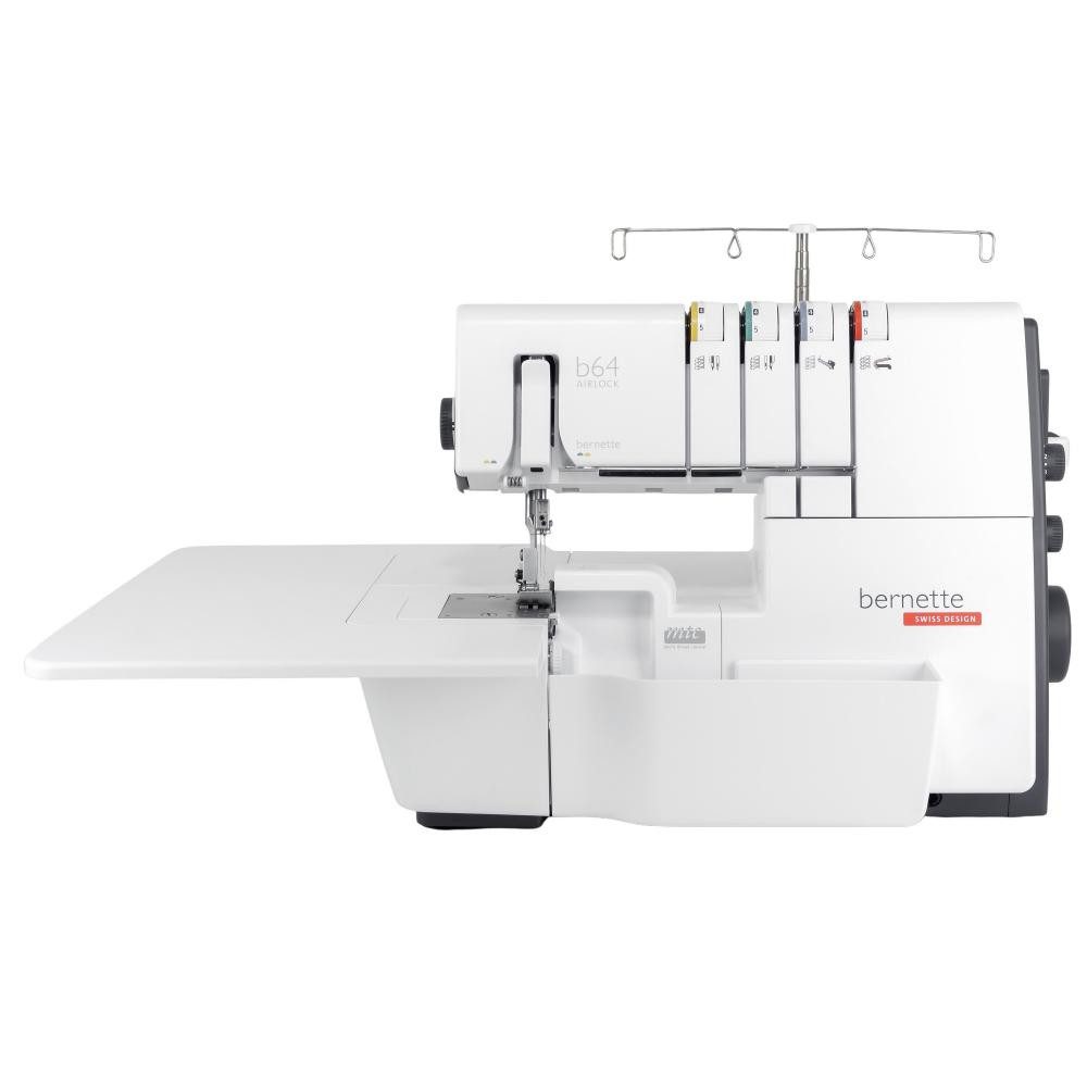 Bernette Overlock-Nähmaschine - 64 Airlock 4 Faden Overlock mit Lufteinfädelung