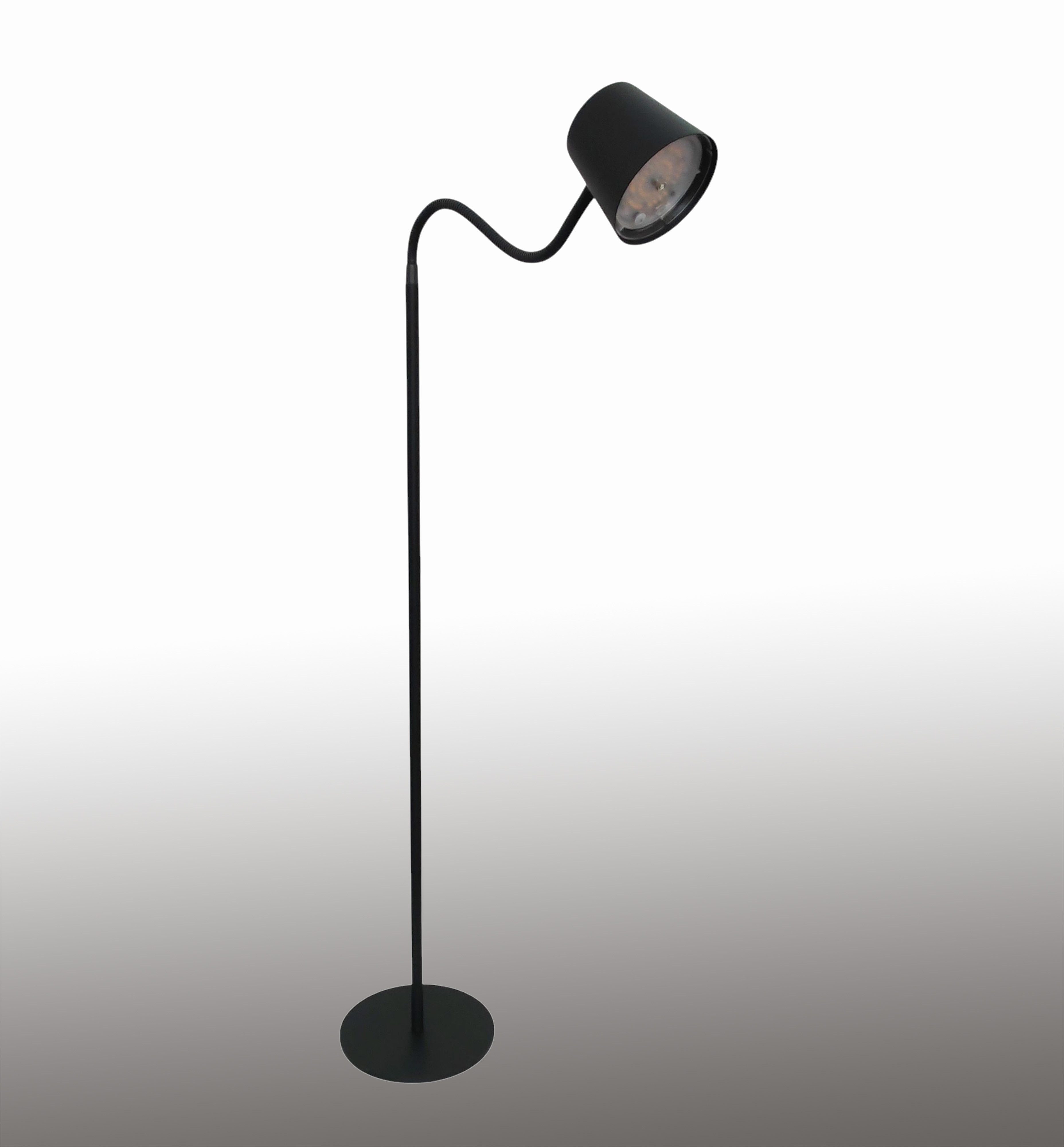 TRANGO LED Stehlampe, 1502A Schwarz-Anthrazit – Kabellos & wiederaufladbar – 6W 2700K warmweiß – Stufenlos dimmbar per Touch – IP44 – Akku Standlampe für Innen & Außen – Höhe 125 cm – USB-C Ladekabel 150cm
