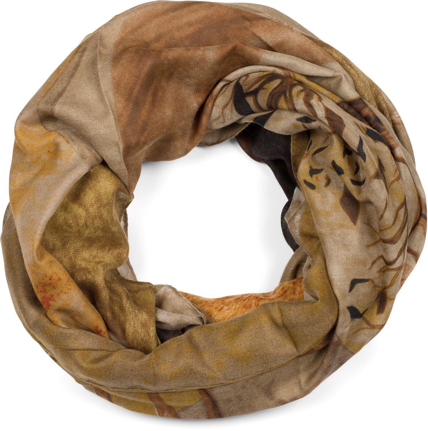 Loop Loop Schal mit Hirsch Print