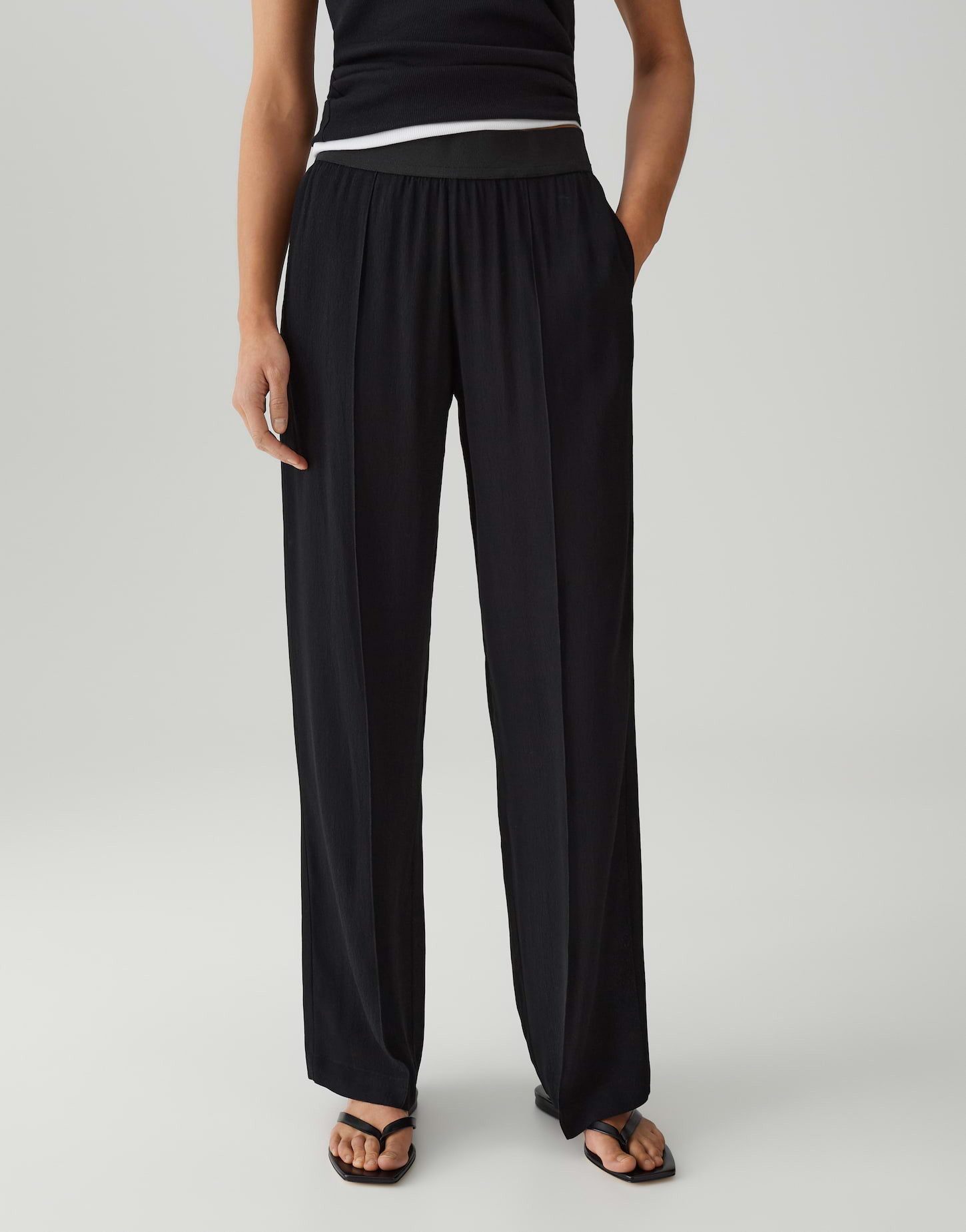 OPUS PANTS Stoffhose MALOTTA SUMMER Mid Rise mit Komfortbund