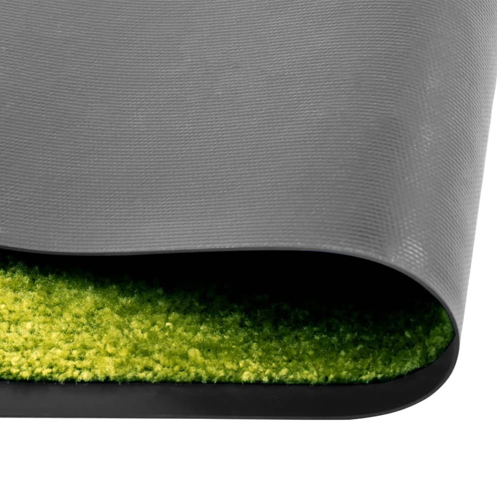 vidaXL Fußmatte Fußmatte Waschbar Grün 40x60 günstig online kaufen